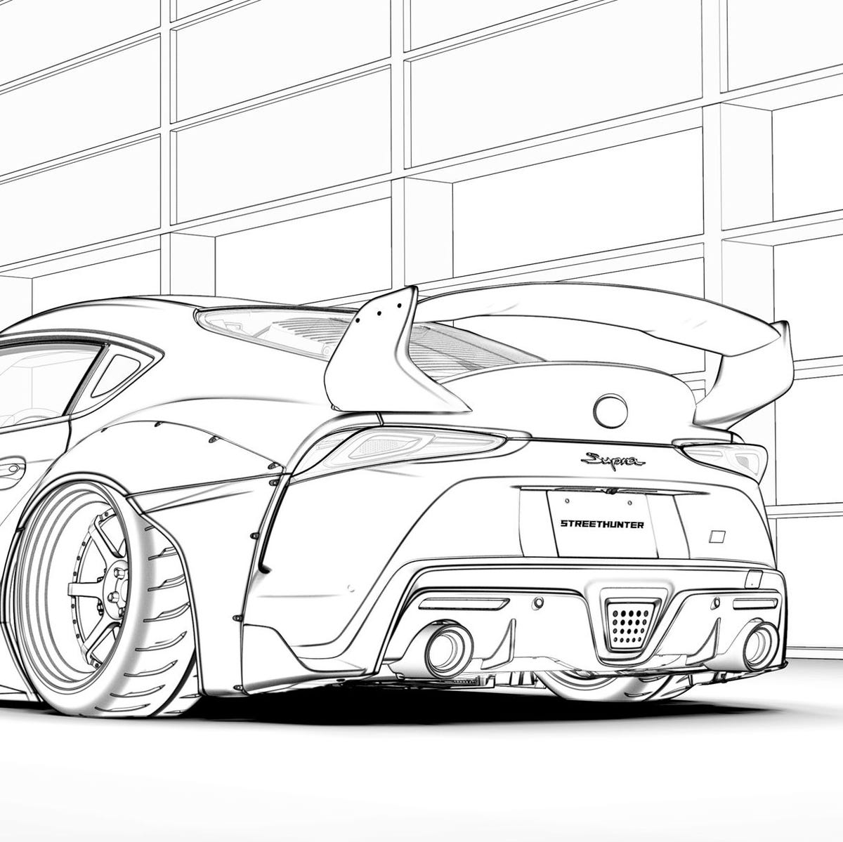 Get Crafty With These Amazing Classic Car Coloring Pages