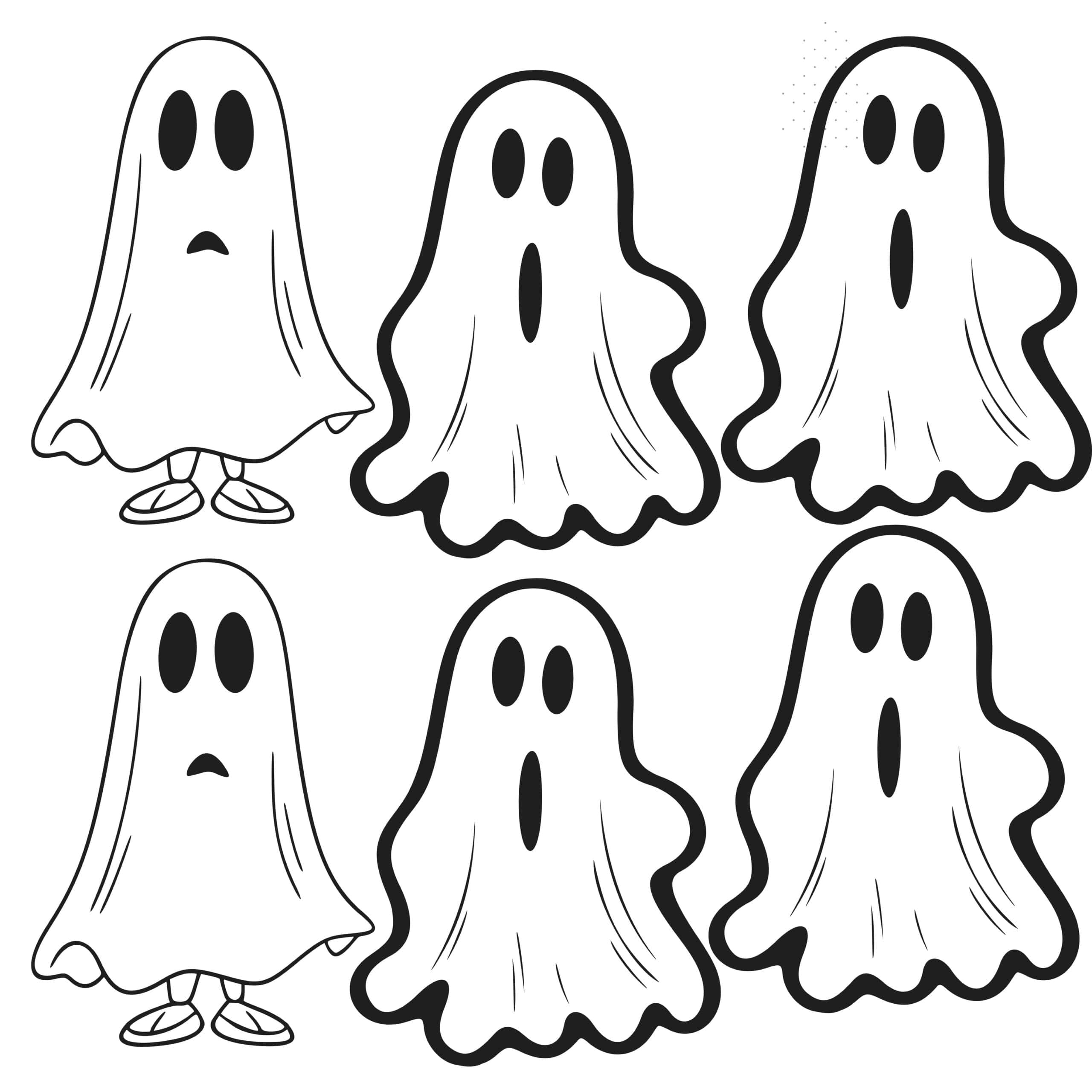 Get Creative With Cute Ghost Halloween Clip Art Free Printable 
