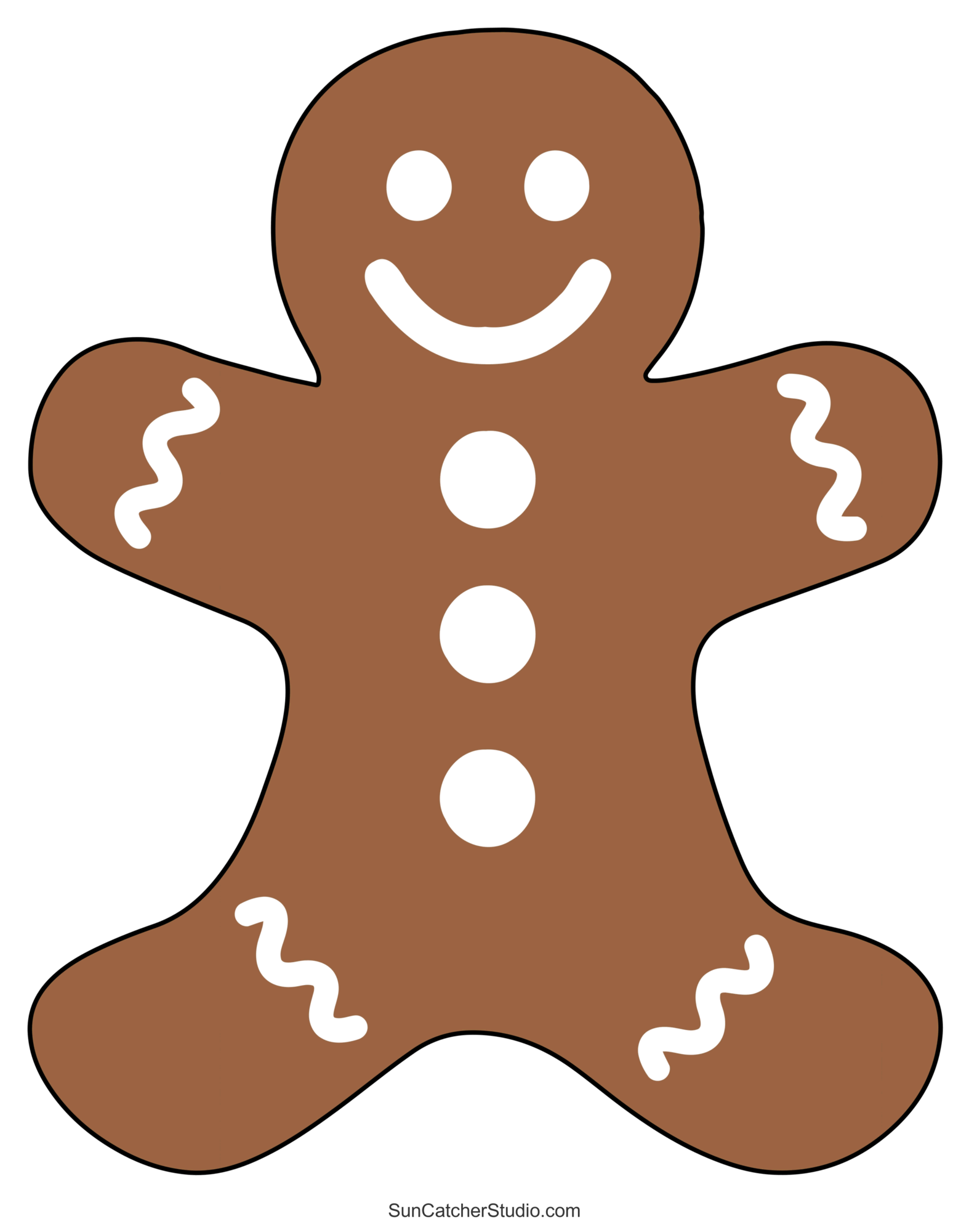 Gingerbread Man Templates Printable Outlines And Patterns Free Printables Lettering SVG Files Tools Apps