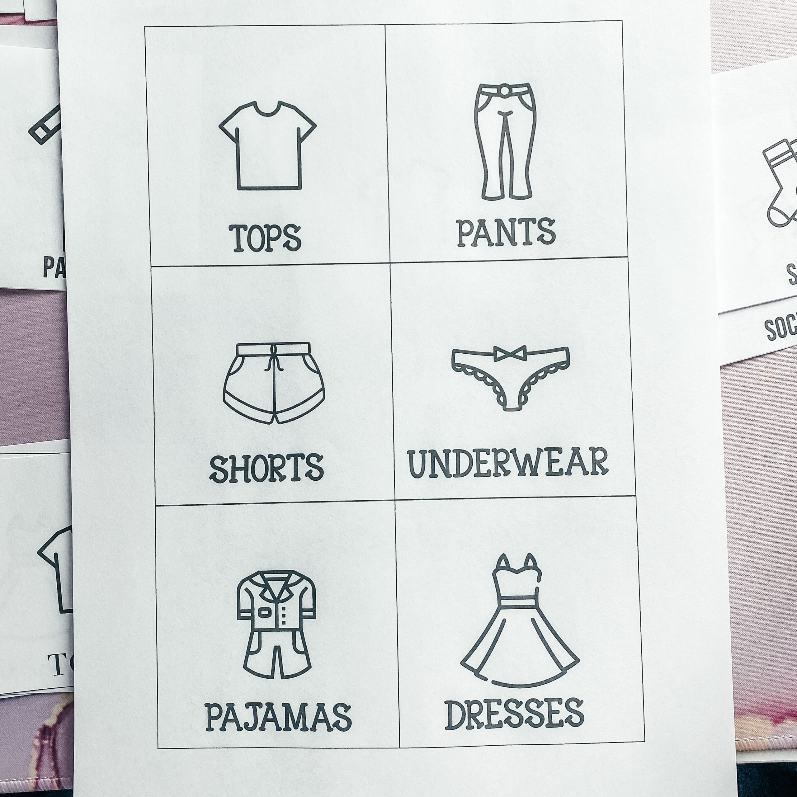 How To Get Kids To Help With Laundry Other Chores With Free Printable Closet Dresser Organization Labels Wendaful Planning Planners Productivity Organization