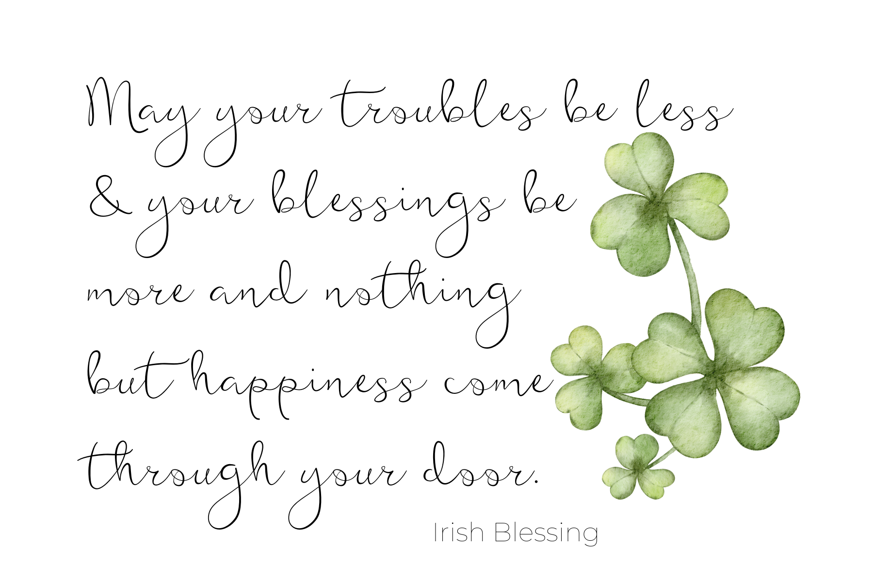 Irish Blessings FREE PRINTABLES 