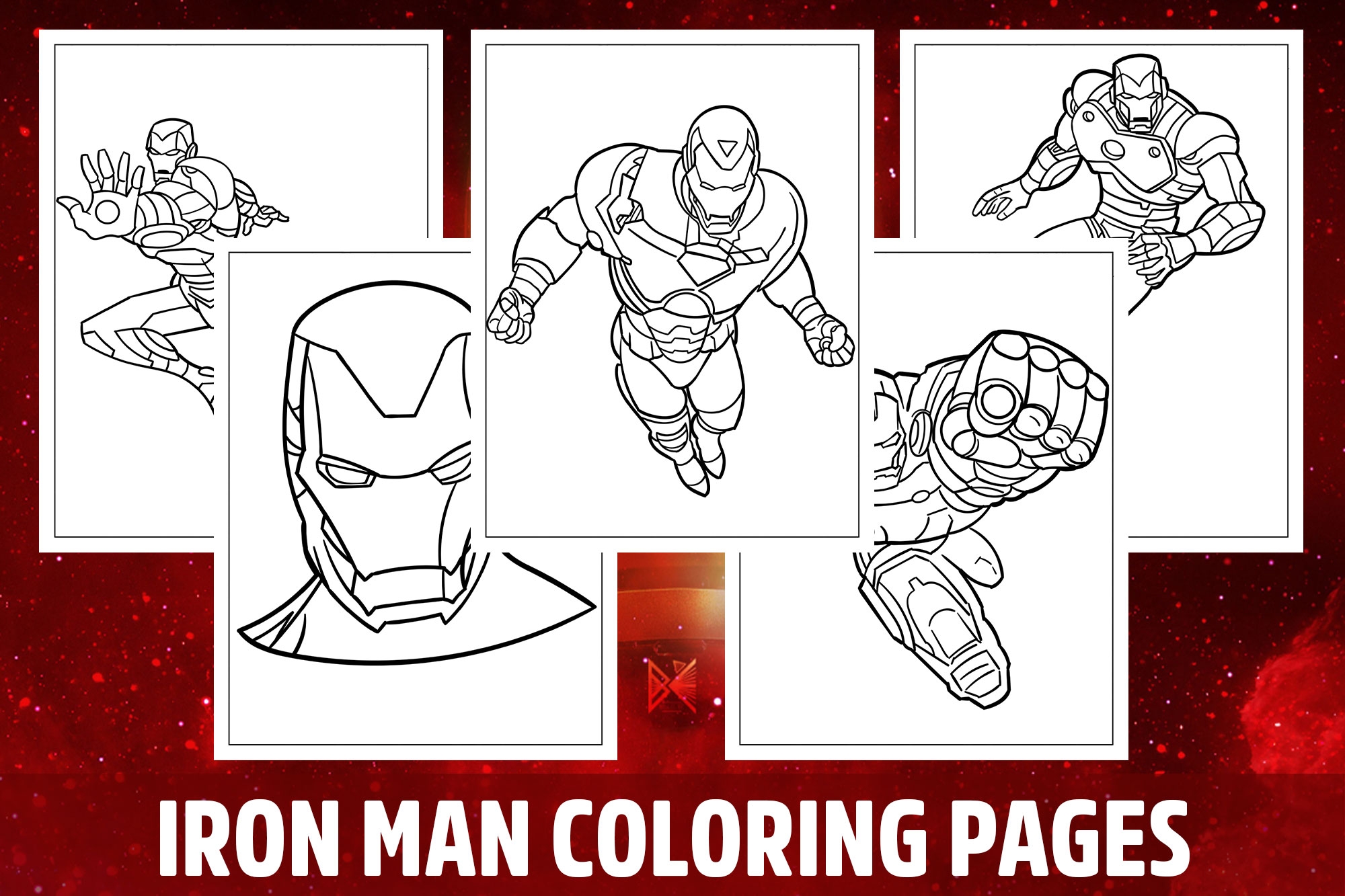 Iron Man Coloring Pages For Kids Girls Boys Teens Birthday School Activity Made By Teachers