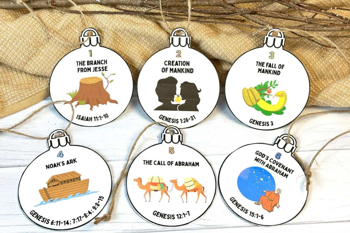 Jesse Tree Printable Ornaments For Advent Free Chicken Scratch Diaries
