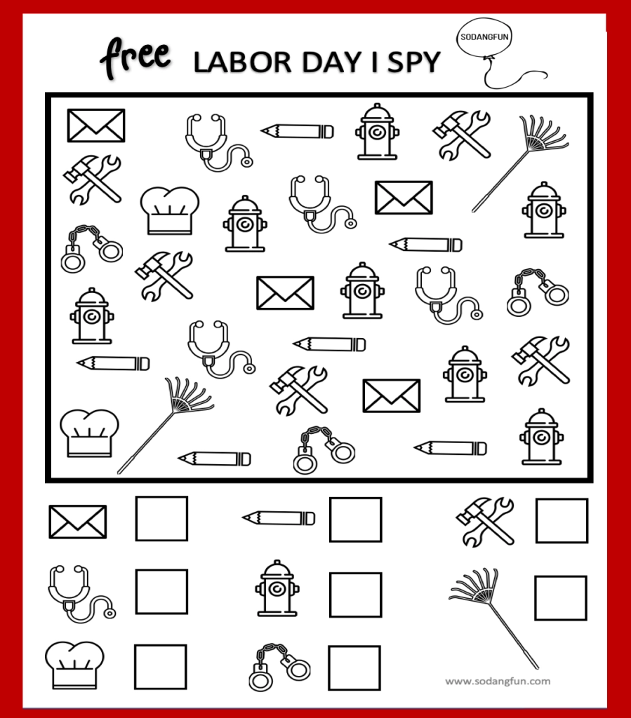 Labor Day Printable Activities For Kids So Dang Fun