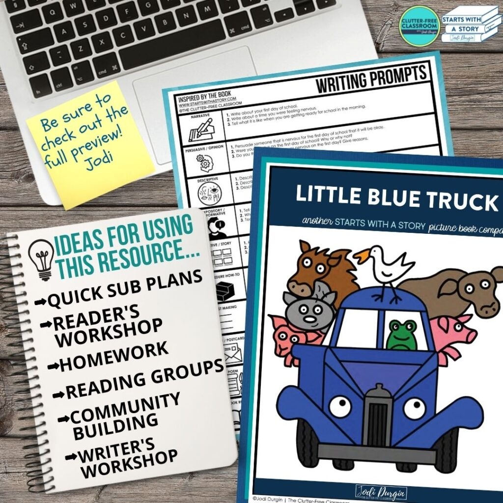 Little Blue Truck Activities And Lesson Plans For 2026 Teaching With Jodi Durgin And Company