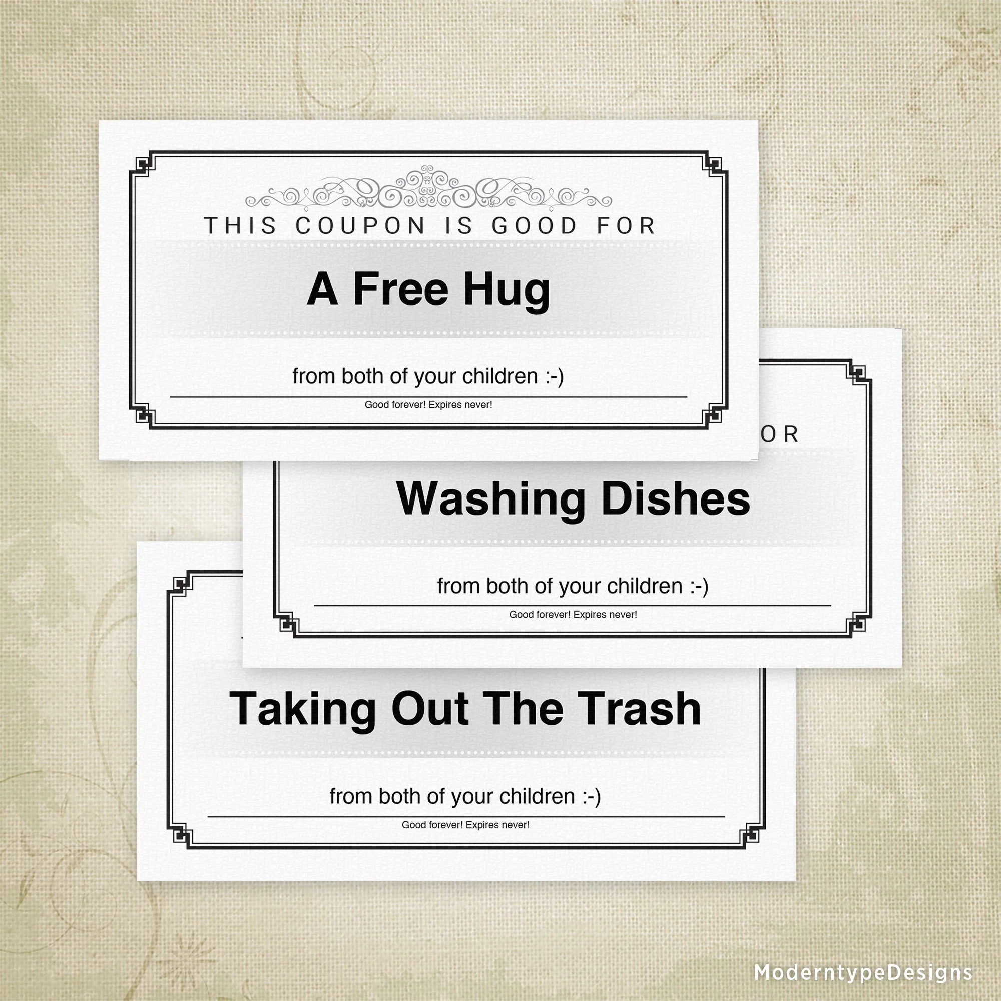 Love Coupons Printable Personalized Love Coupons Printable Personalized