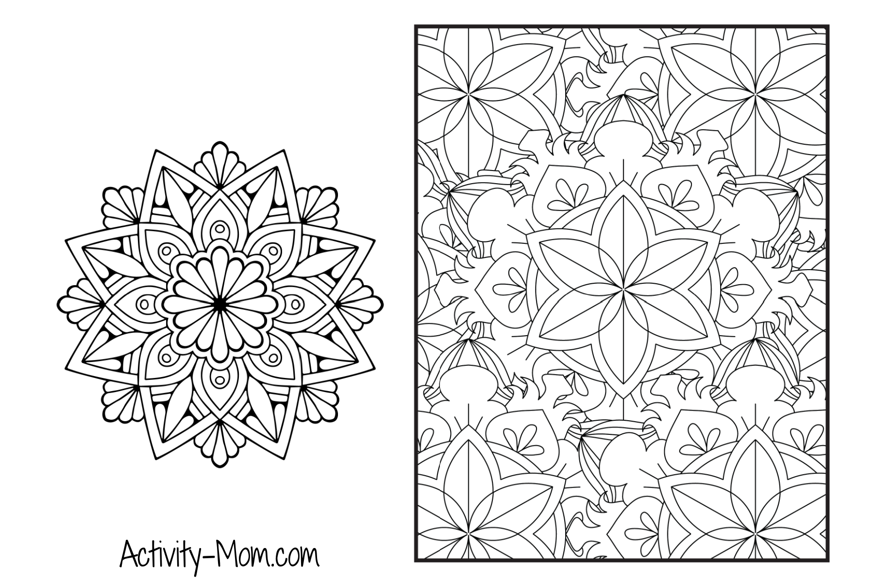 Mandala Coloring Pages free Printable The Activity Mom Mandala Coloring Pages free Printable The Activity Mom