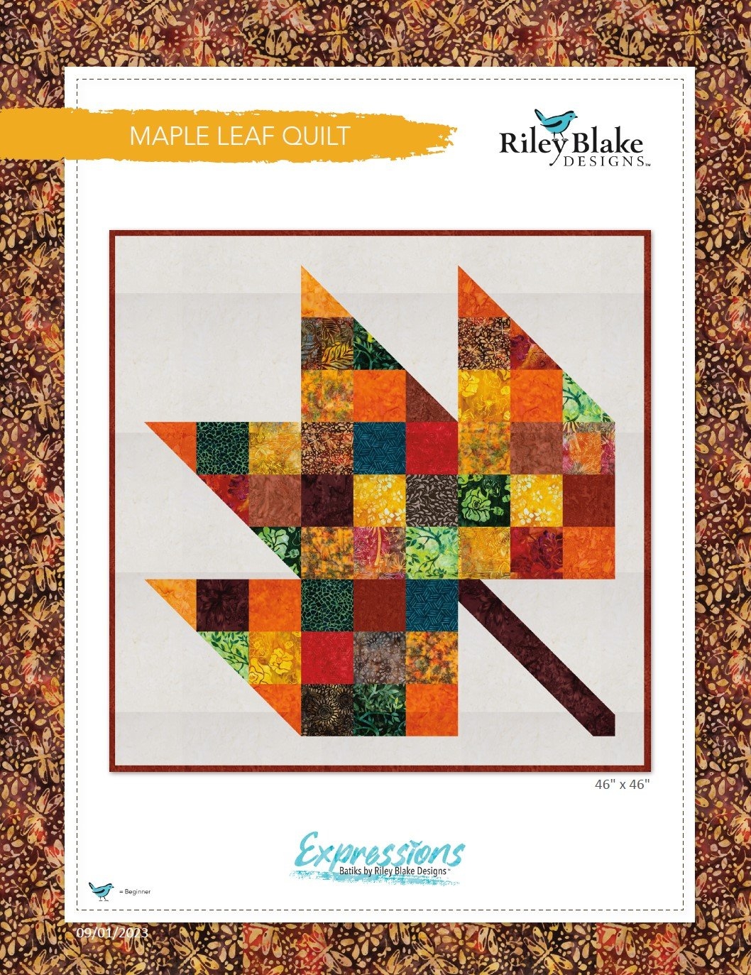 Maple Leaf Free Downloadable Quilt Pattern