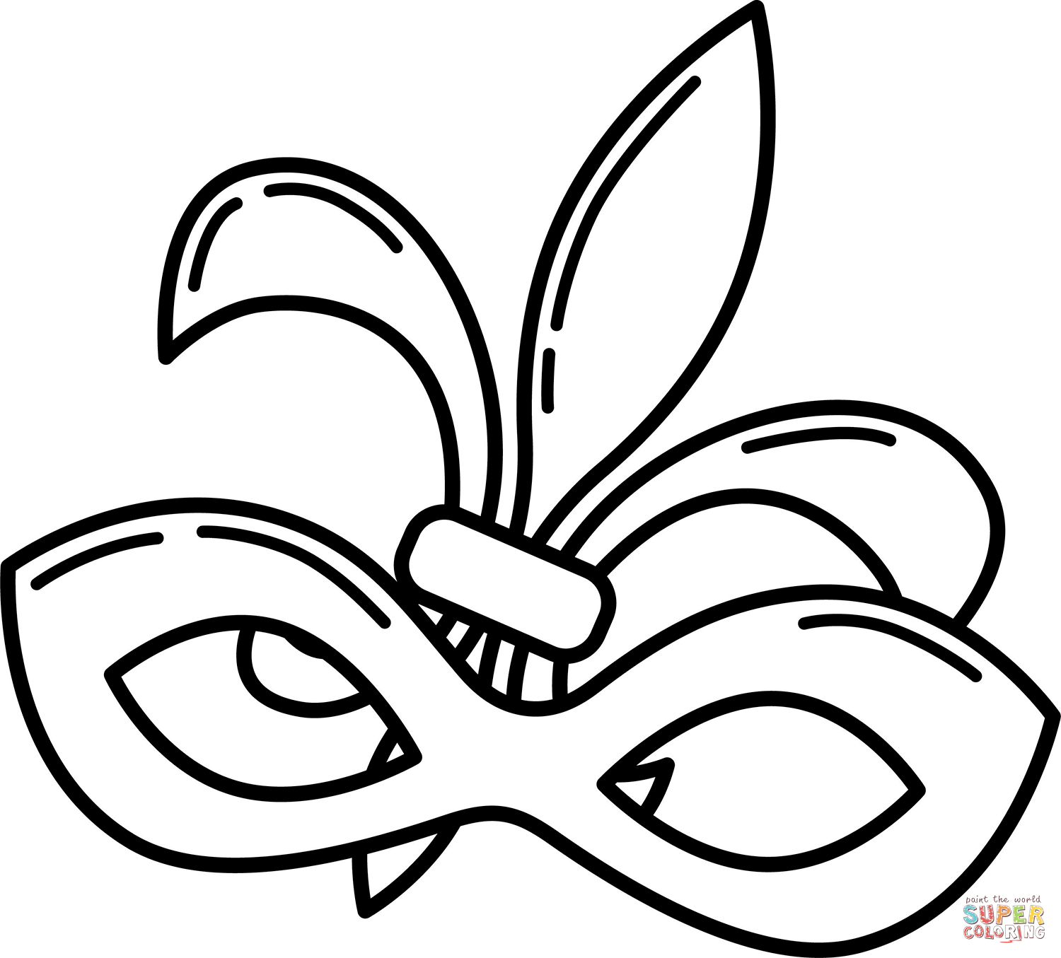 Mardi Gras Coloring Page Free Printable Mardi Gras Coloring Page Free Printable