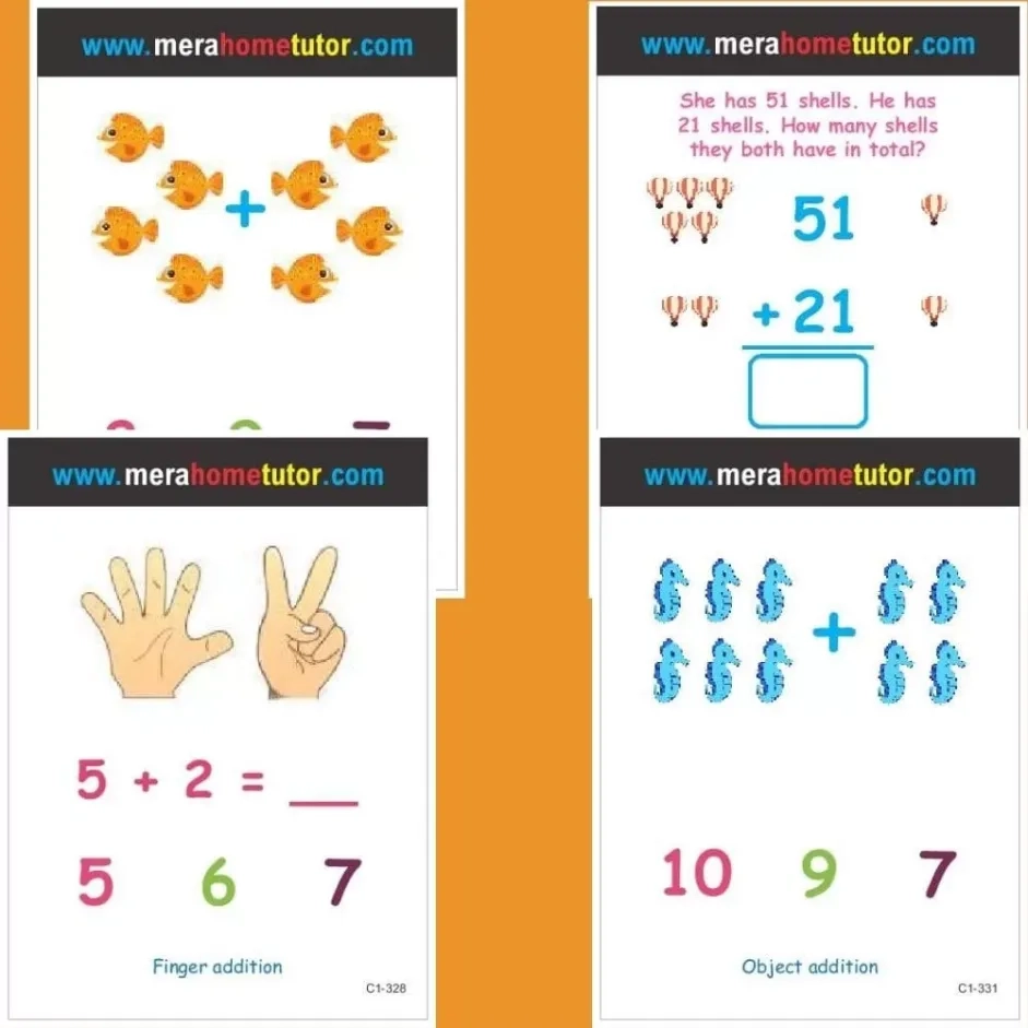 Math Flashcards Pdf Printable Math Cards