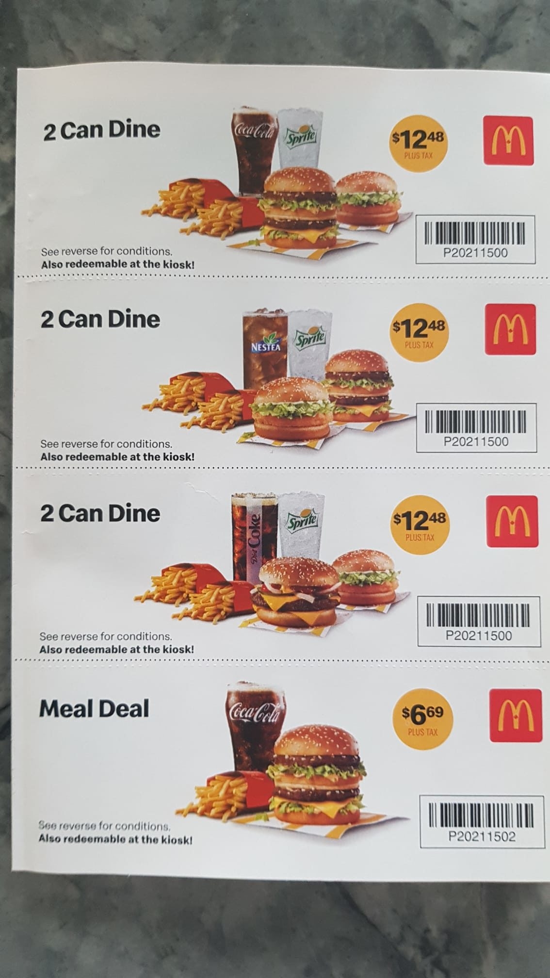 McDonalds McDonalds ON Mailer Coupon Book Aug 31 Oct 10 Worksheets Library