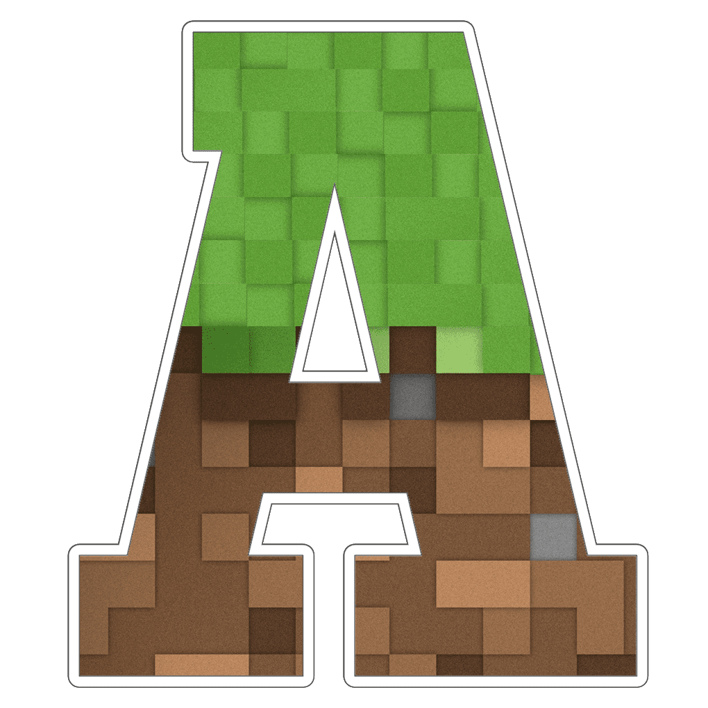 Minecraft Alphabet Letters Png Worksheets Library