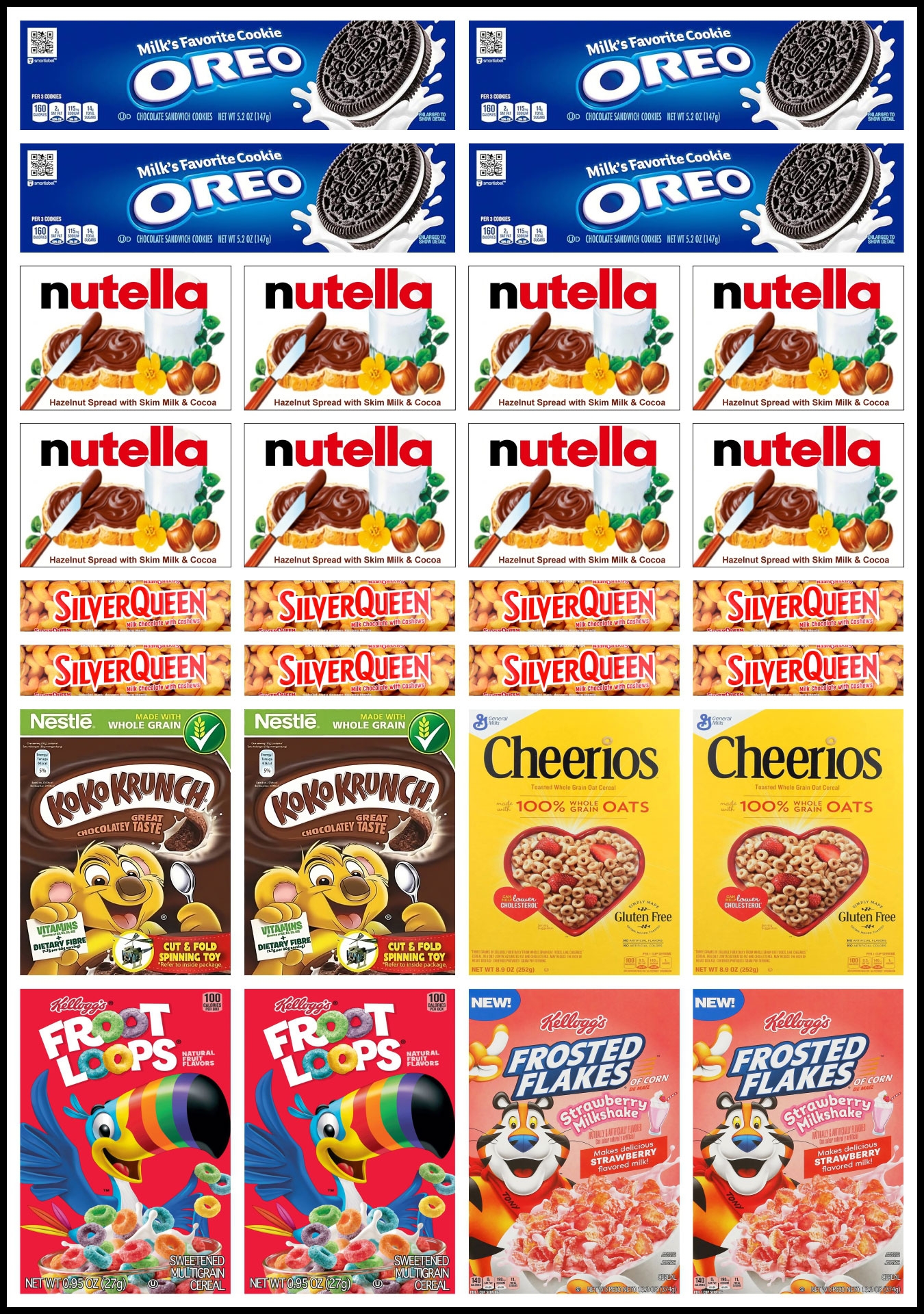 Miniature Food 13 Free PDF Printables Printablee