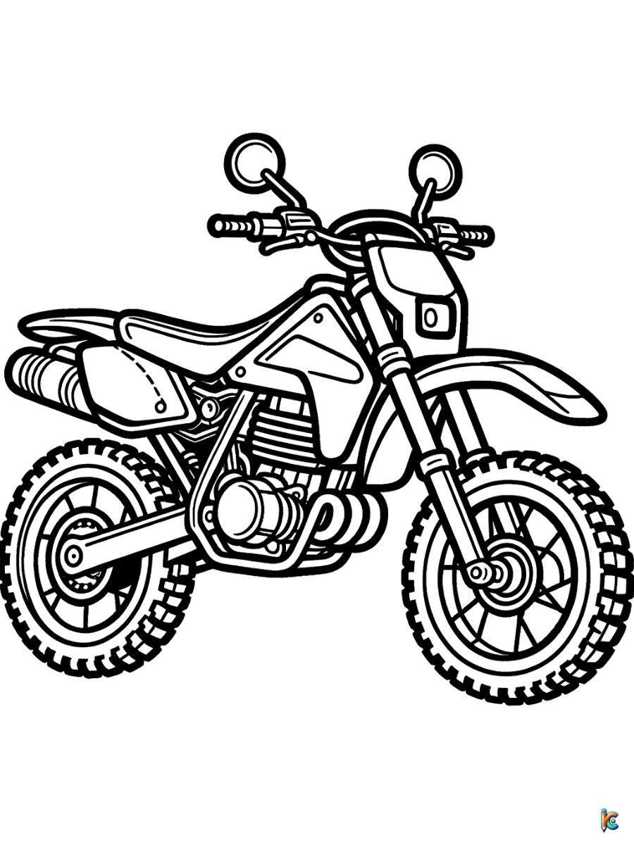 Motorcycle Coloring Pages Free Printable Designs For Kids Adults By Coloring Pages Free Printable ColoringPagesKC Medium