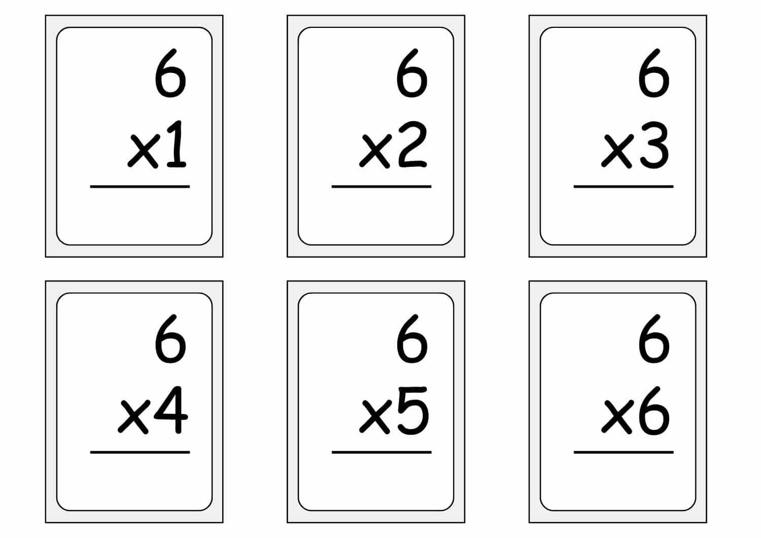 Multiplication Flashcards Free Printables 48 Pages Teach Prints