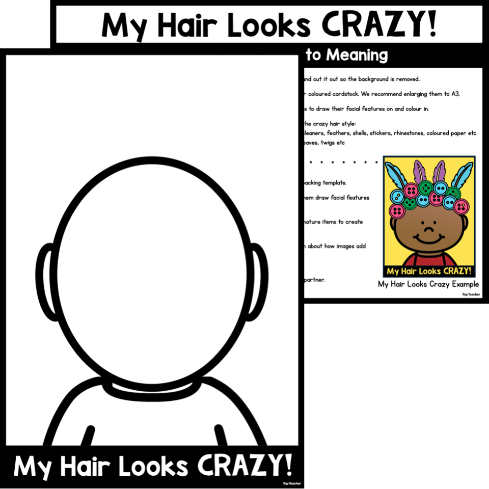 My Hair Looks Crazy Images Contributing To Meaning Craft Top Teacher