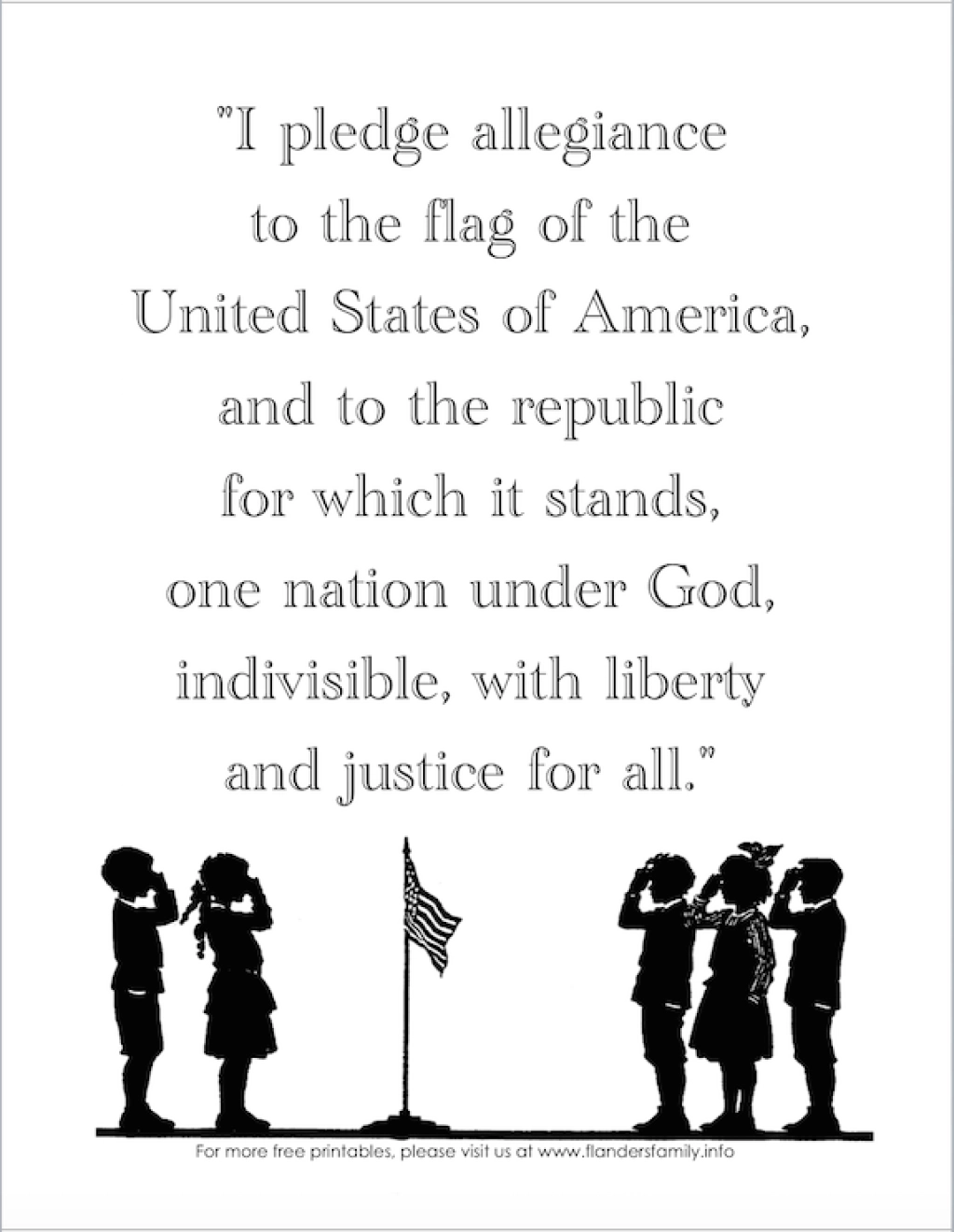 National Anthem And US Pledge Printables Flanders Family Home Life National Anthem And US Pledge Printables Flanders Family Home Life
