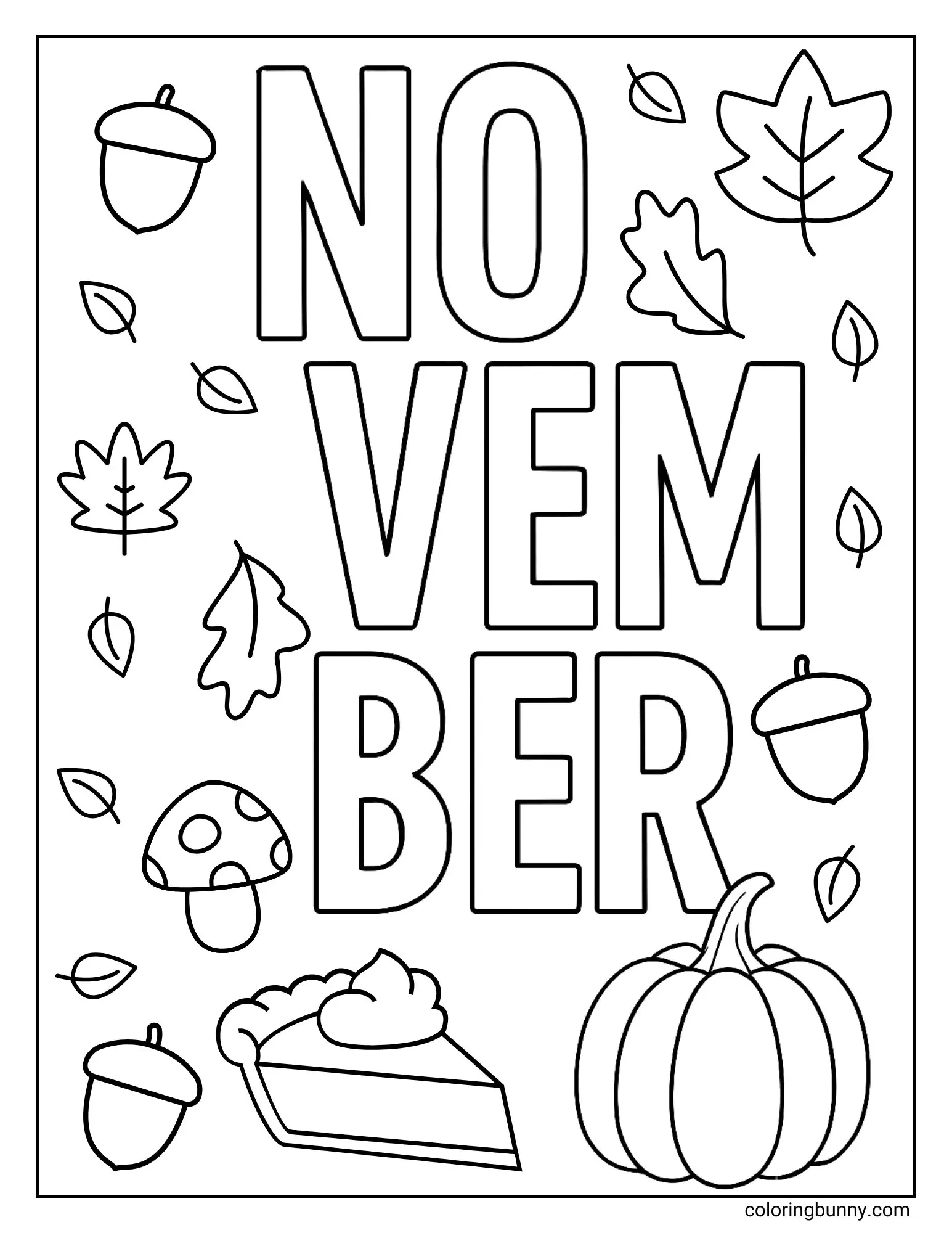 November Coloring Pages 26 Free Printable PDFs 