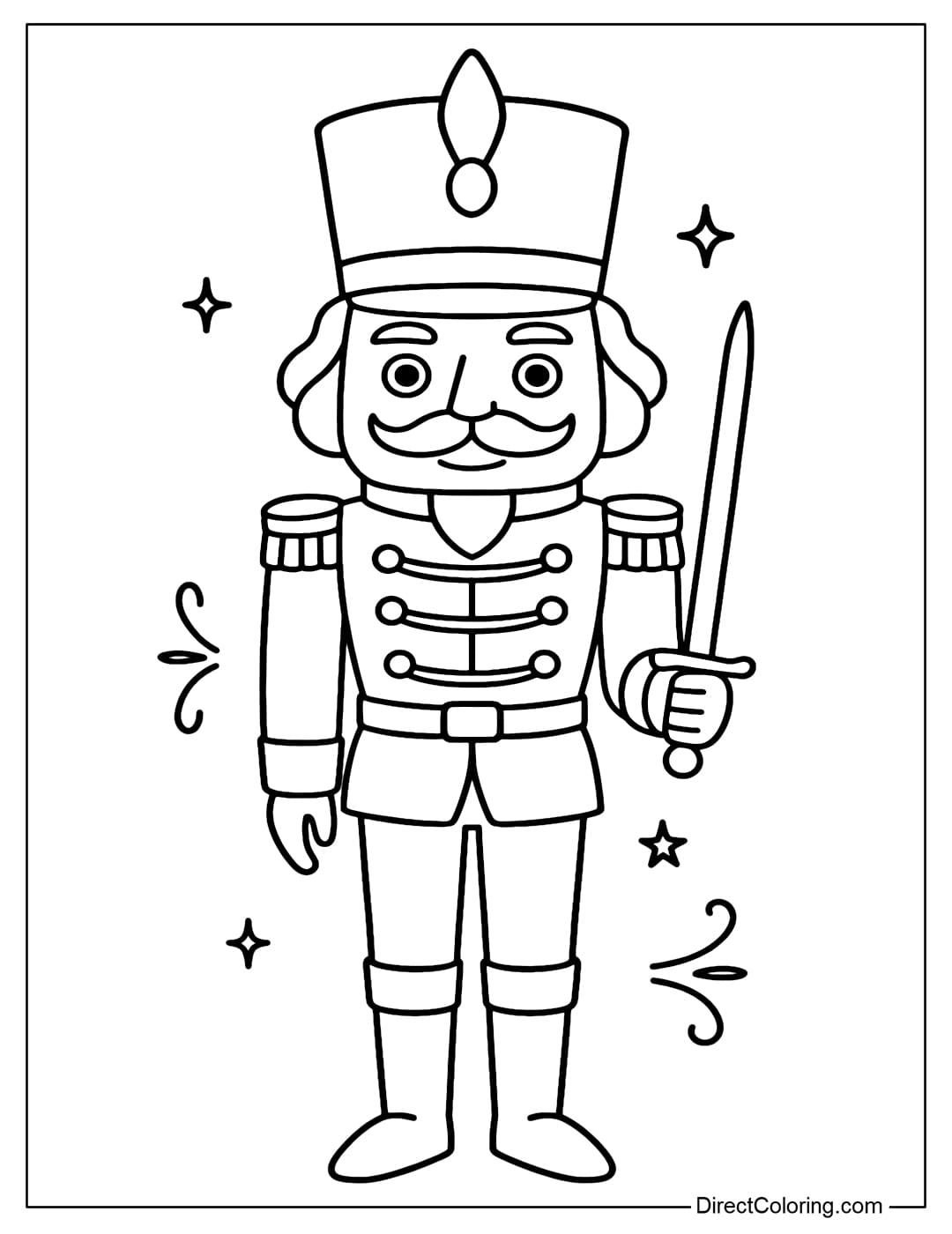 Nutcracker Coloring Pages Free PDF To Download And Print