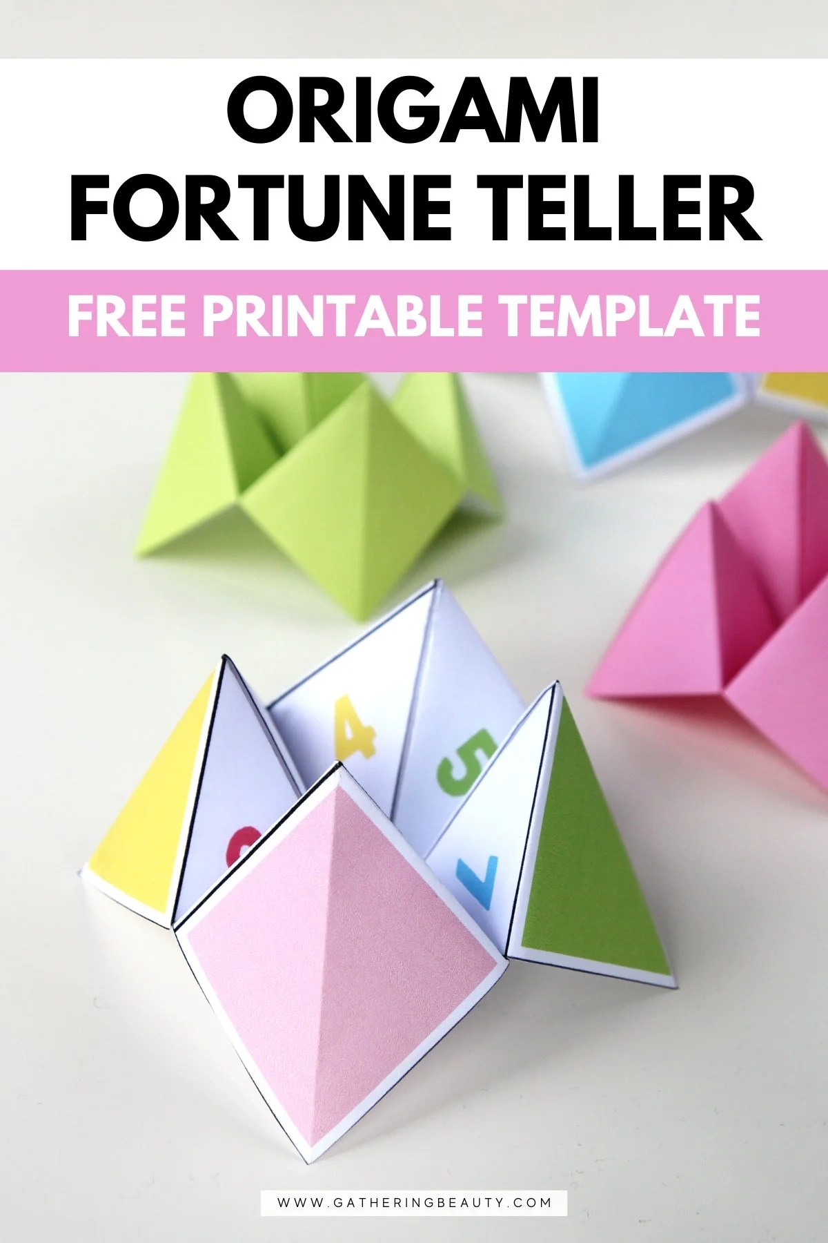 Origami Fortune Teller Free Printable Gathering Beauty