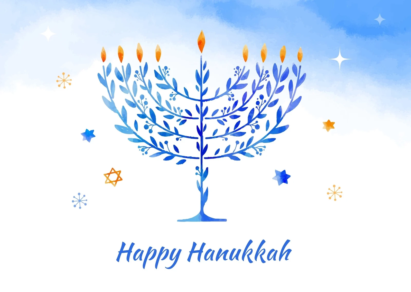 Page 2 Free Printable Customizable Hanukkah Card Templates Canva