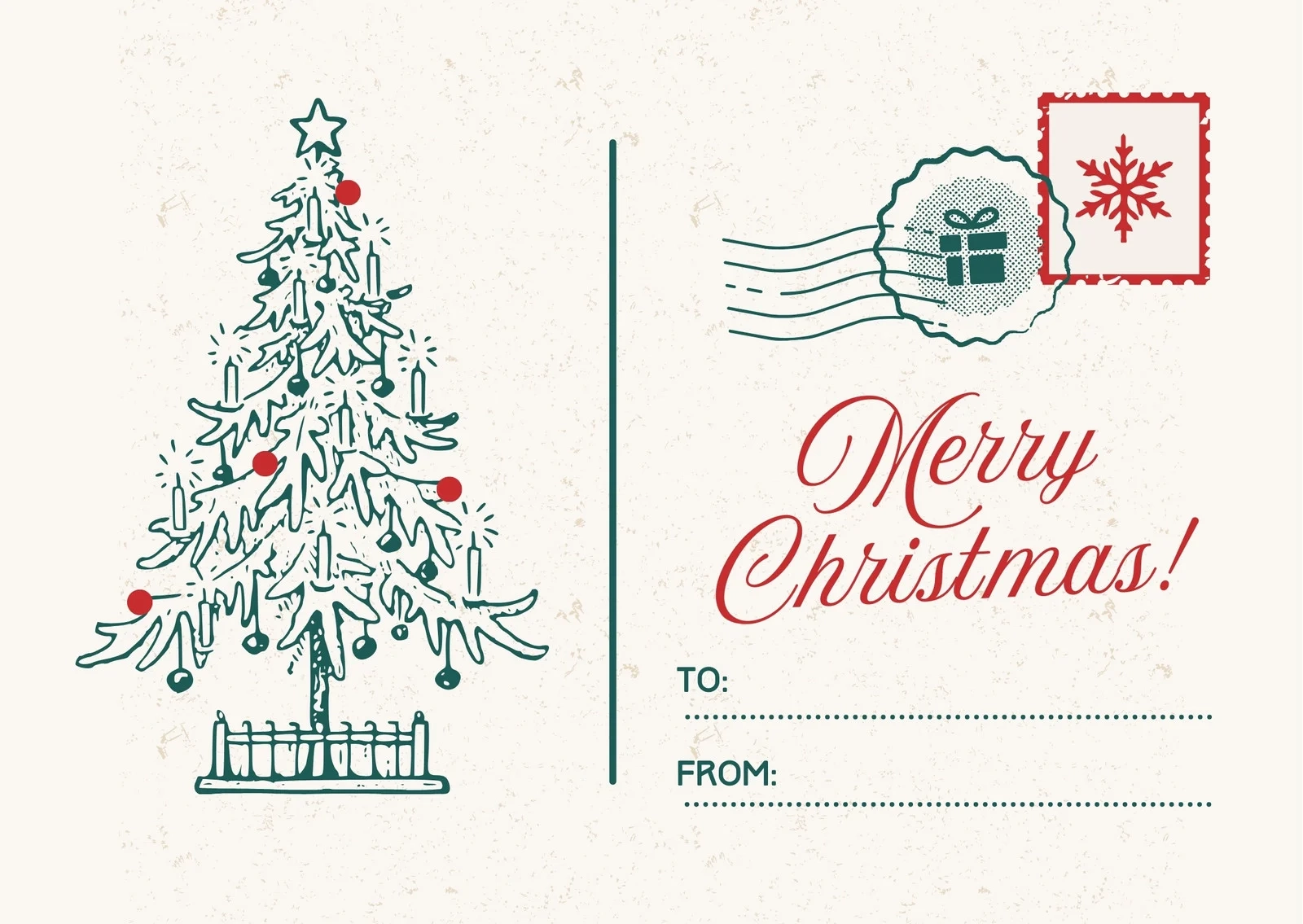 Page 2 Free Printable Customizable Holiday Card Templates Canva