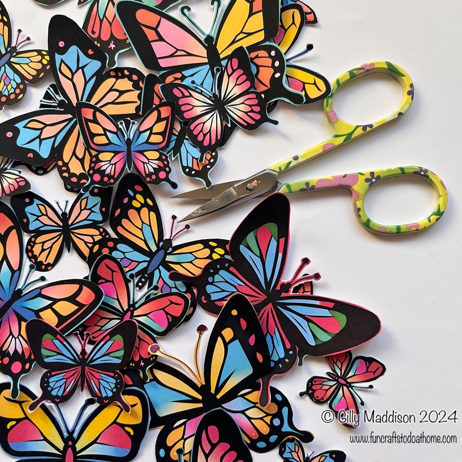 Paper Butterflies Free Printable Fun Crafts To Do At Home Paper Butterflies Free Printable Fun Crafts To Do At Home