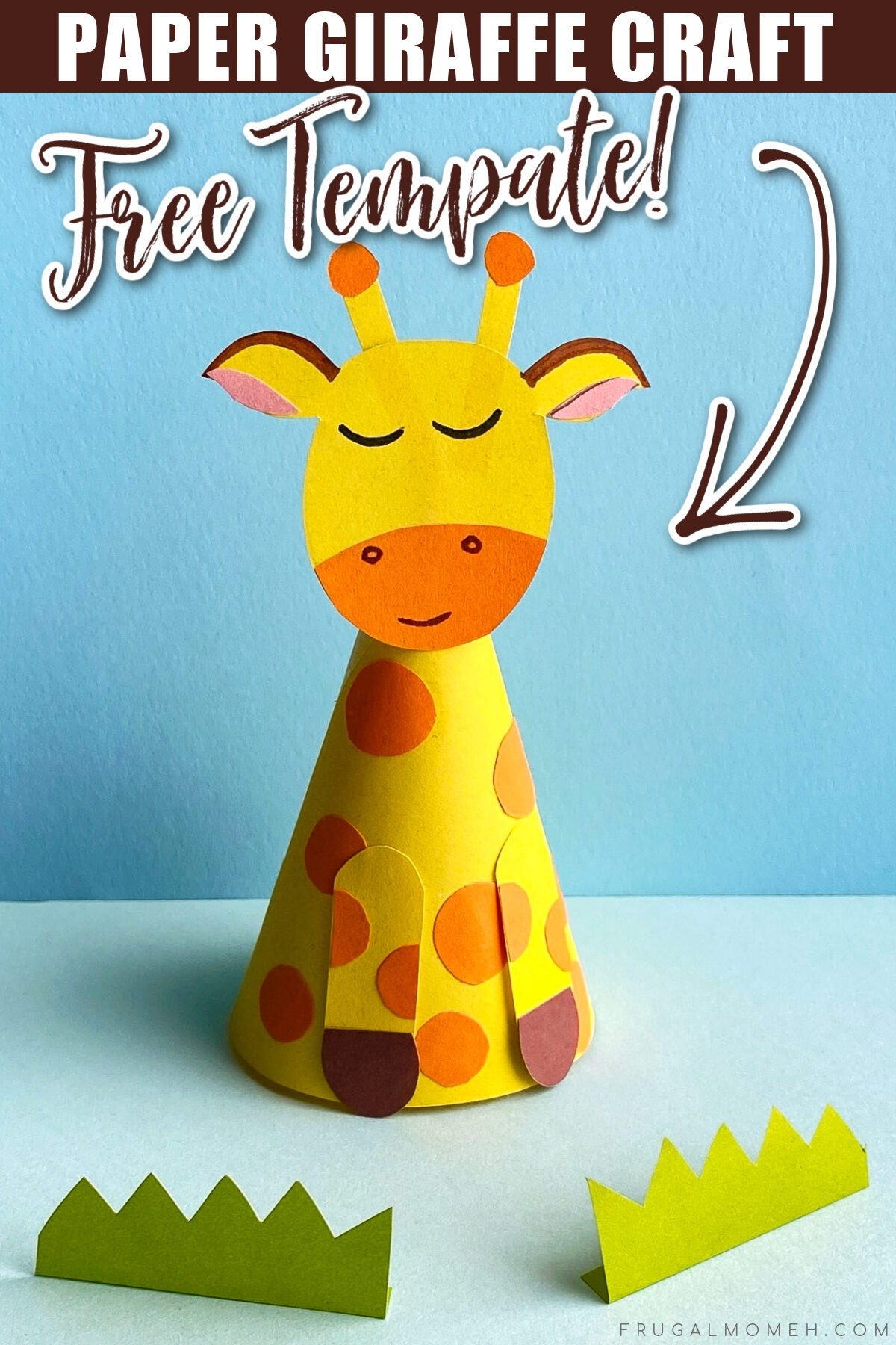 Paper Giraffe Craft For Kids Frugal Mom Eh 