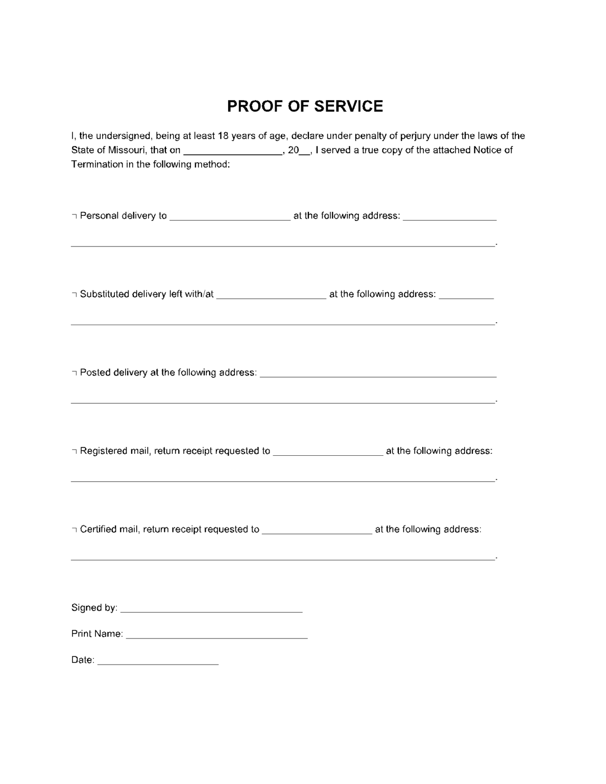 Eviction Notices Printable - Printable We Love Printables