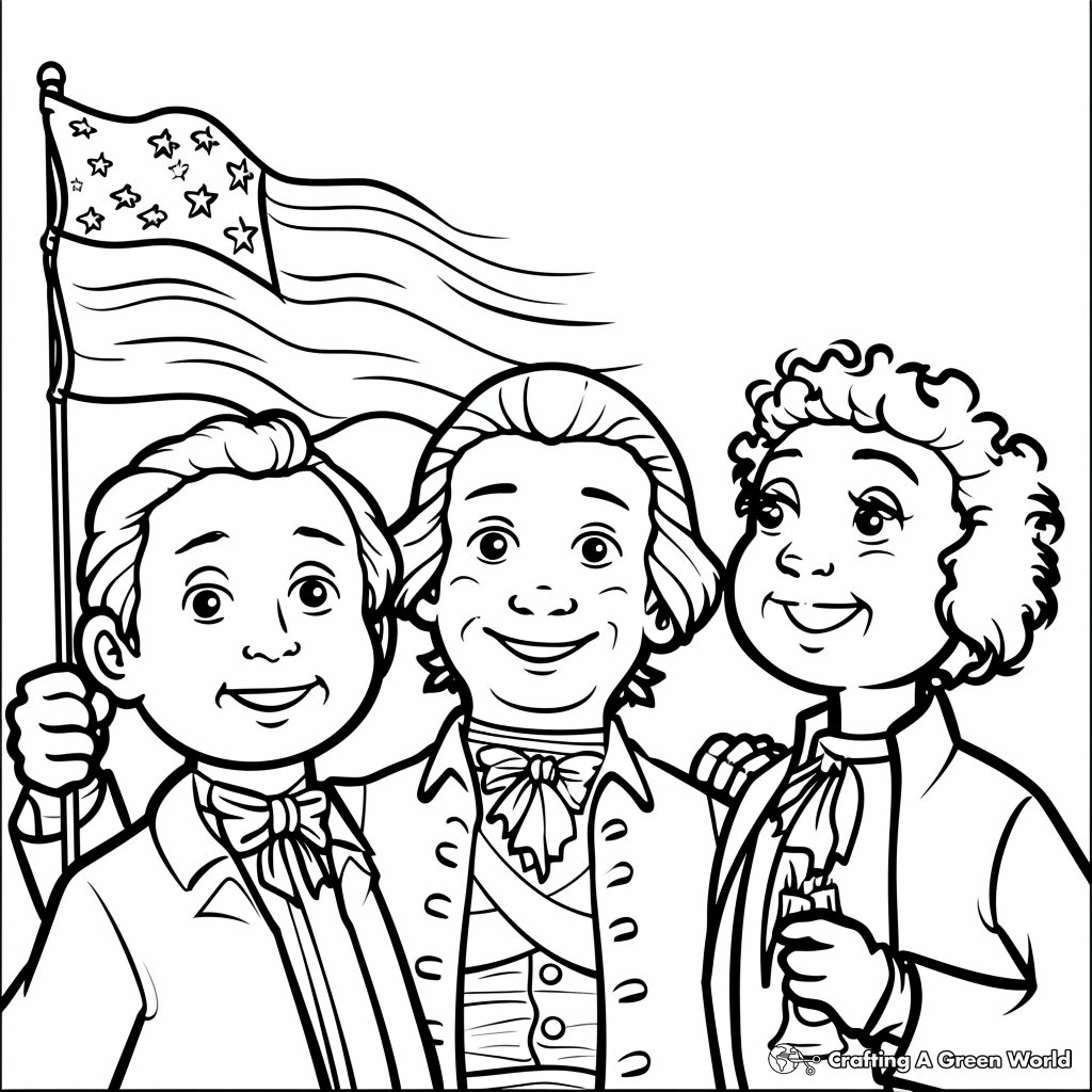 Presidents Day Coloring Pages Free Printable 