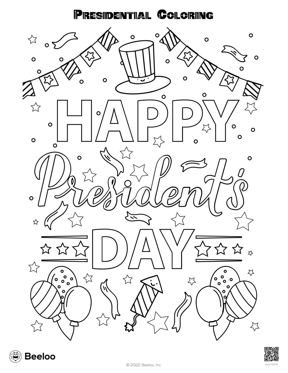Presidents Day themed Coloring Pages Beeloo Printable Crafts And Activities For Kids
