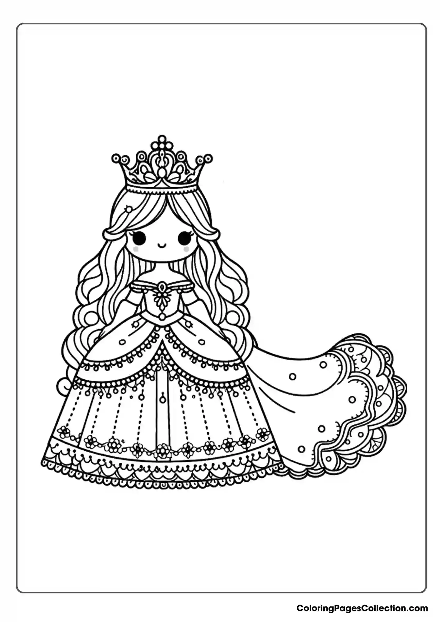 Princess Coloring Pages Free Printable Pdf