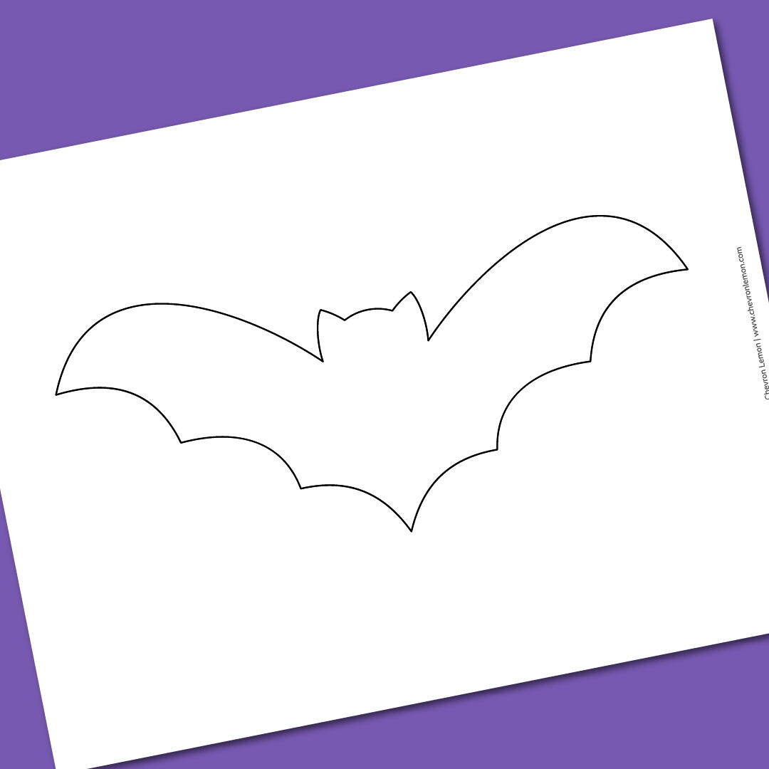 Printable Bat Template AllFreePaperCrafts