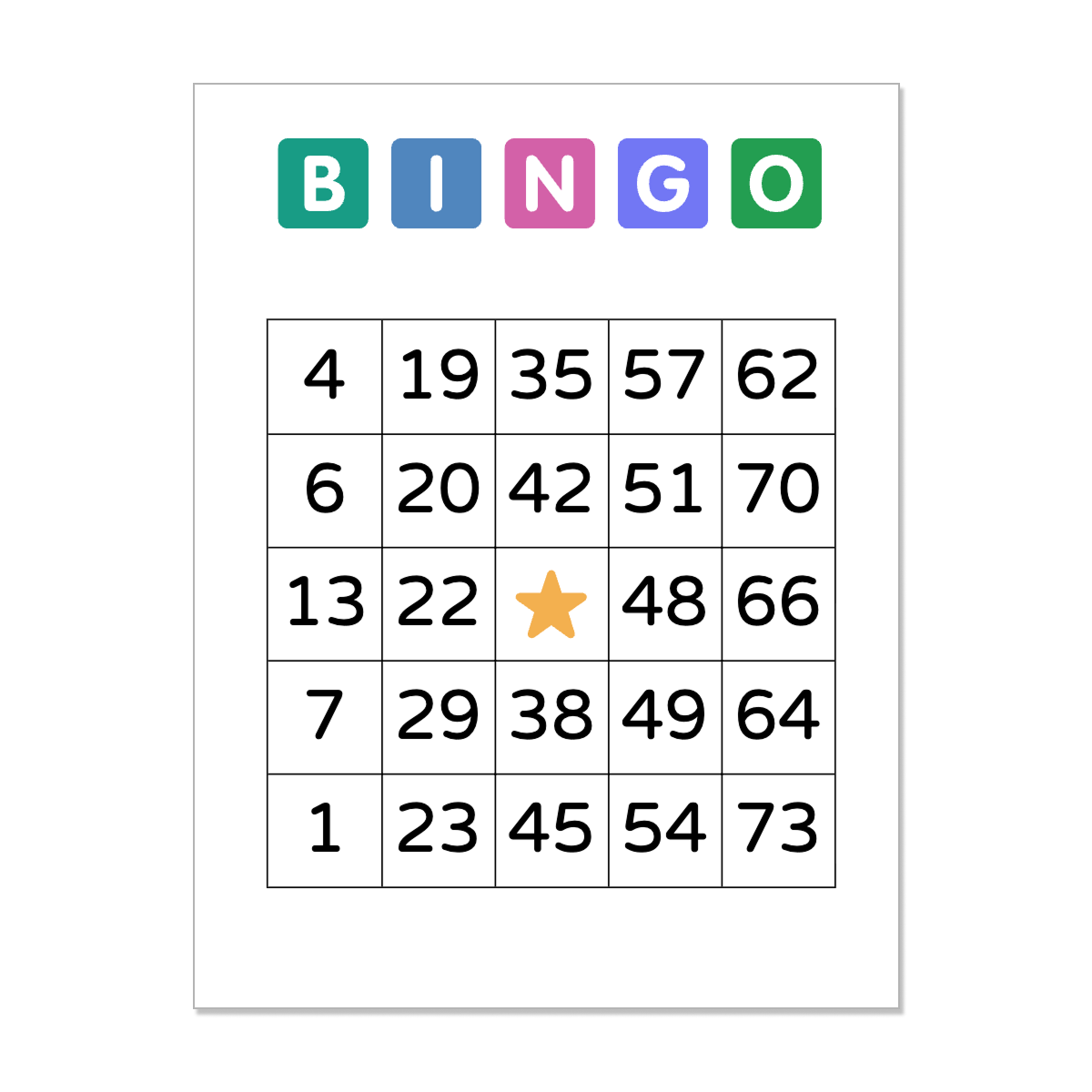 Printable Bingo Cards Free PDFs Print Generators