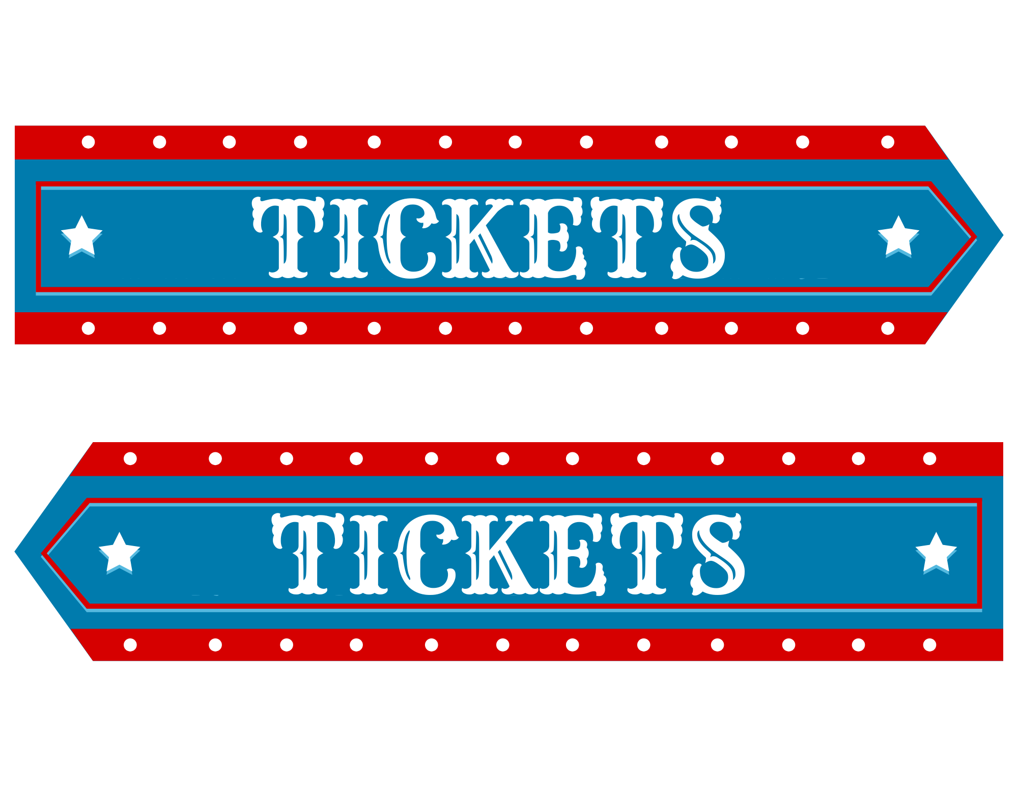 Printable Carnival Signs Free Festive Signage For Games Tickets Booths Food Stations SignUp