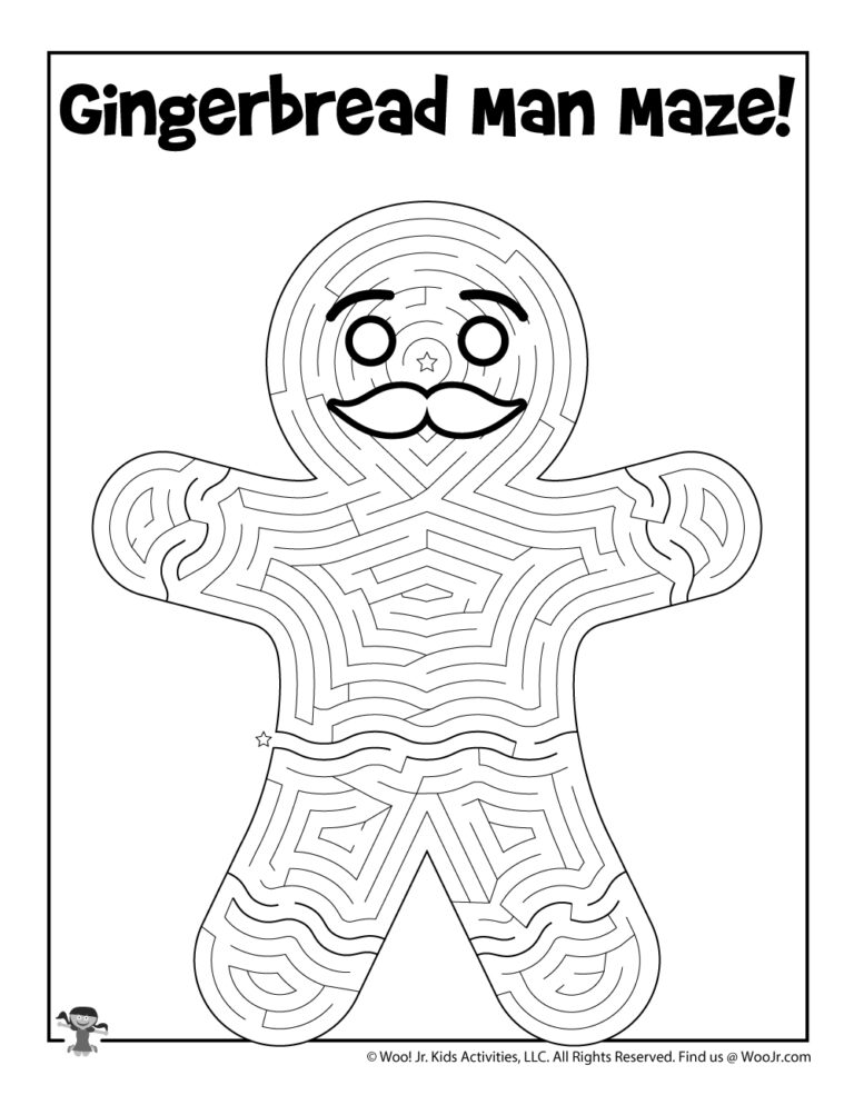 Christmas Maze Printable Free - Printable We Love Printables