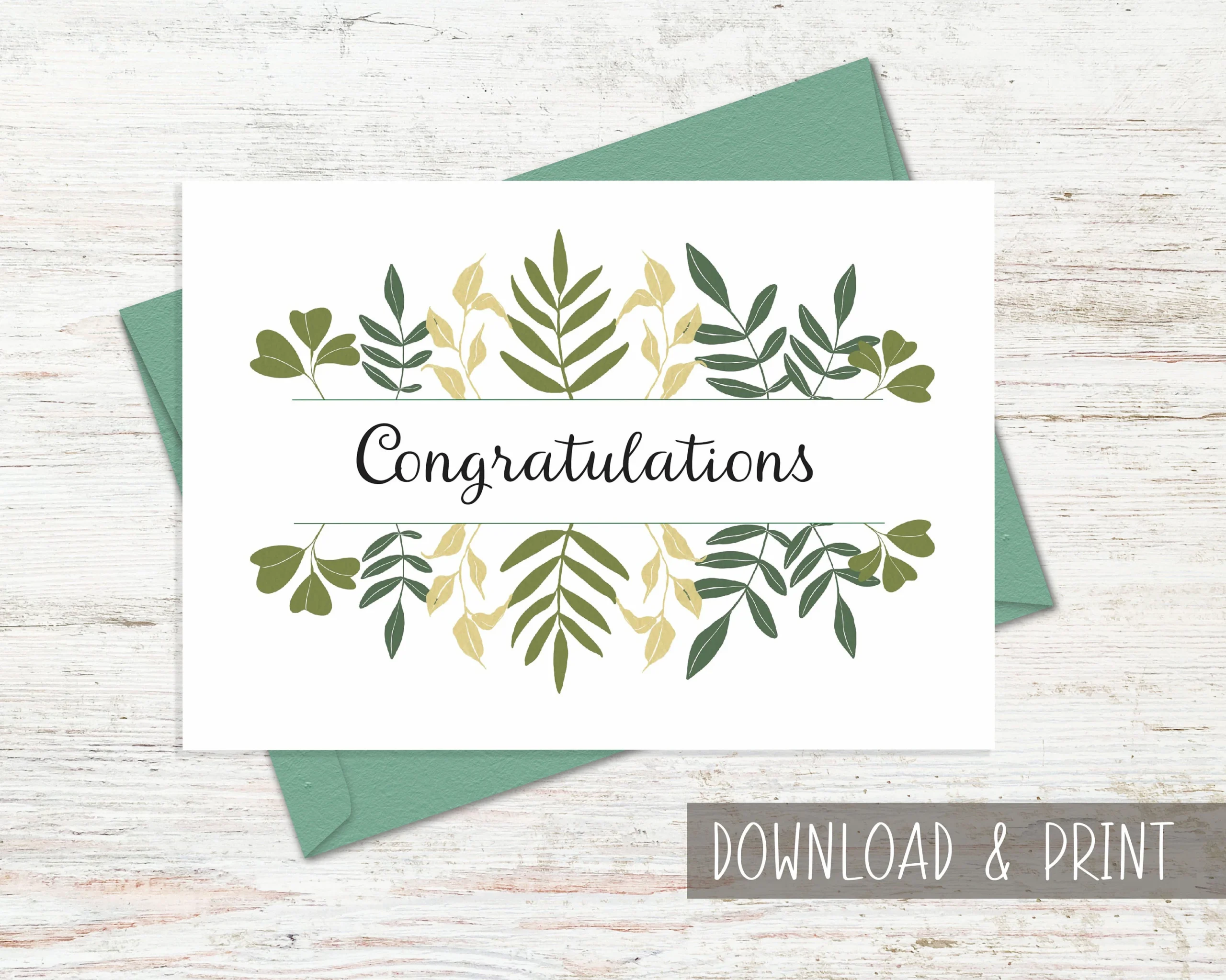 Printable Congratulatory Card Downloadable Congratulations Card Congrats Card Printable Promotion Card Graduation Card New Job Card Etsy