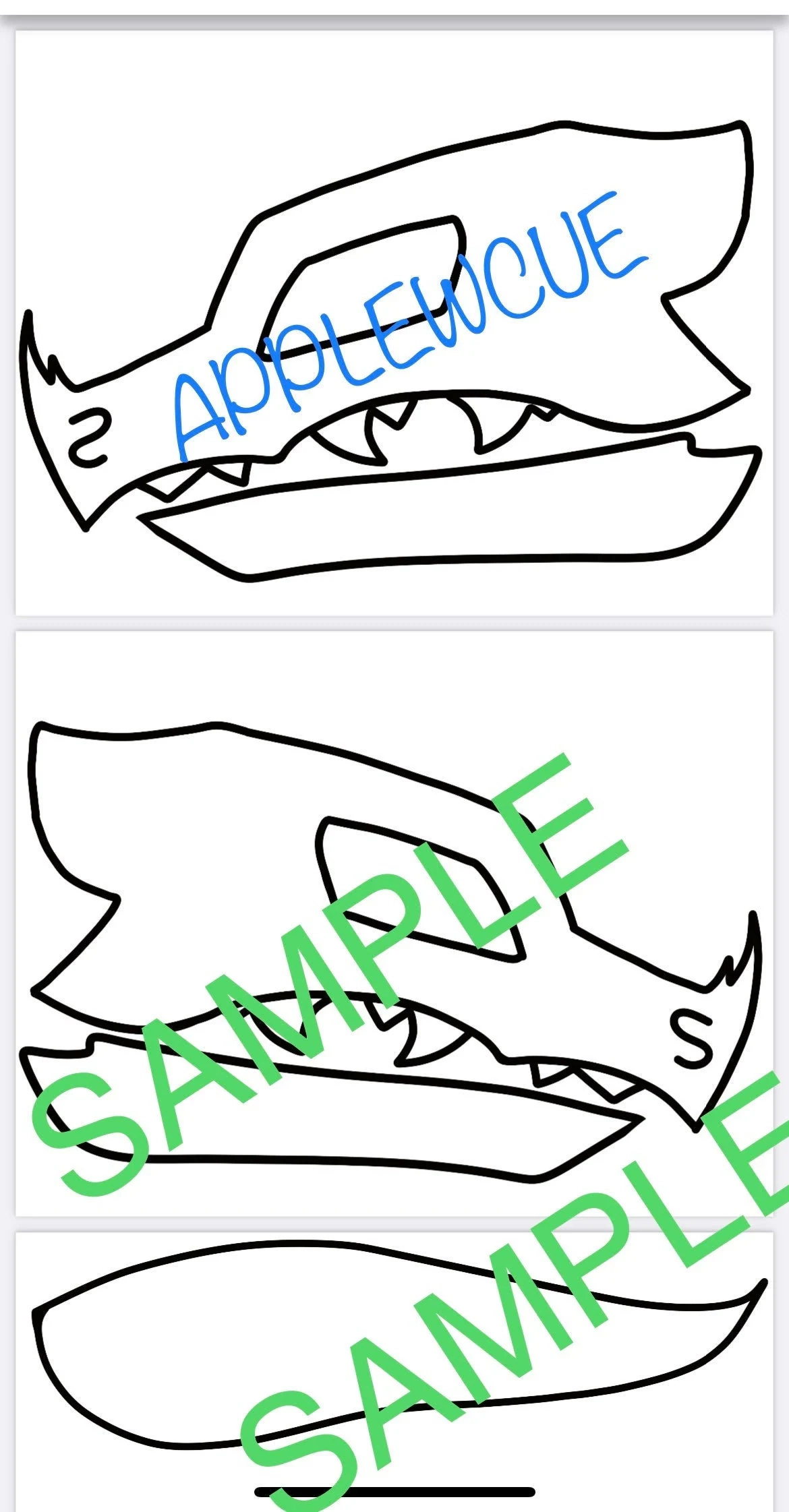 Printable Dragon Puppet DIY Etsy