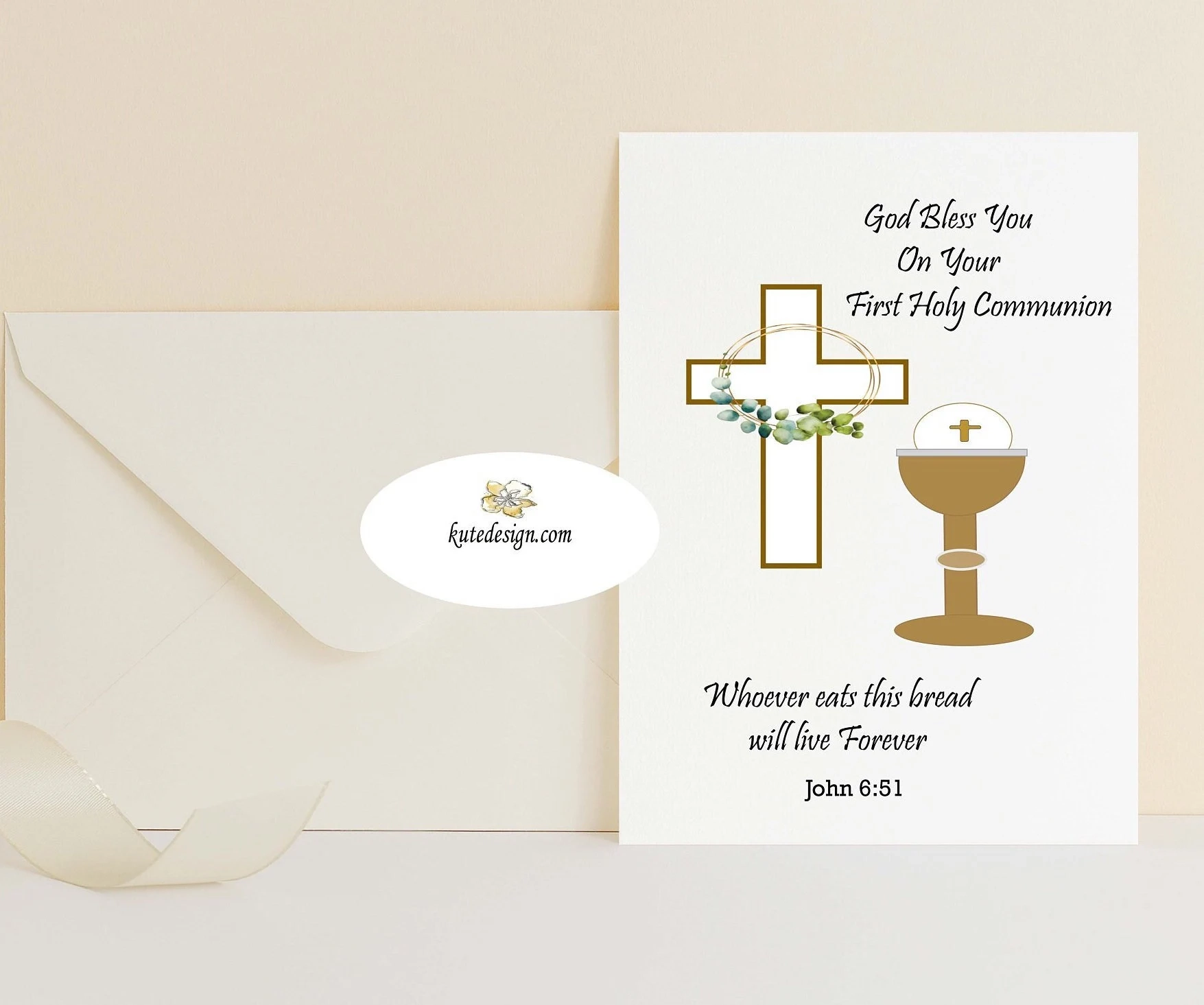 Printable First Communion Card First Holy Communion Gift Christian Sacrament Card First Holy Communion Digital Download Catholic Card Etsy