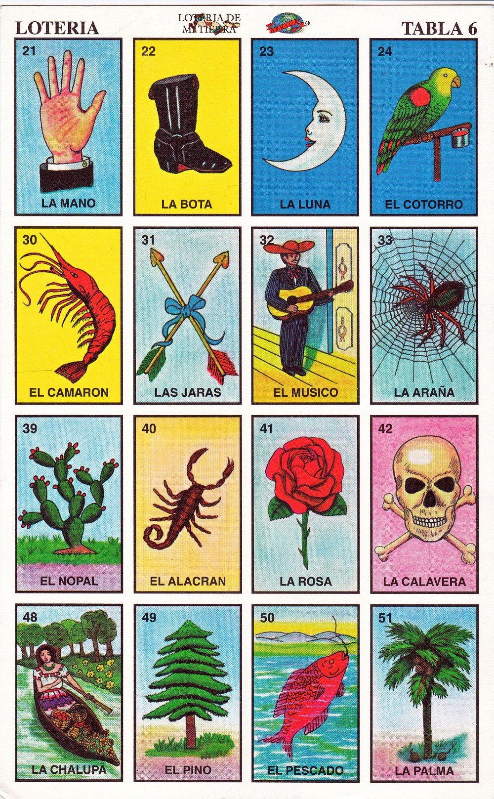 Printable Loteria Cards The Complete Set Of 10 Tablas Printable Worksheets Library