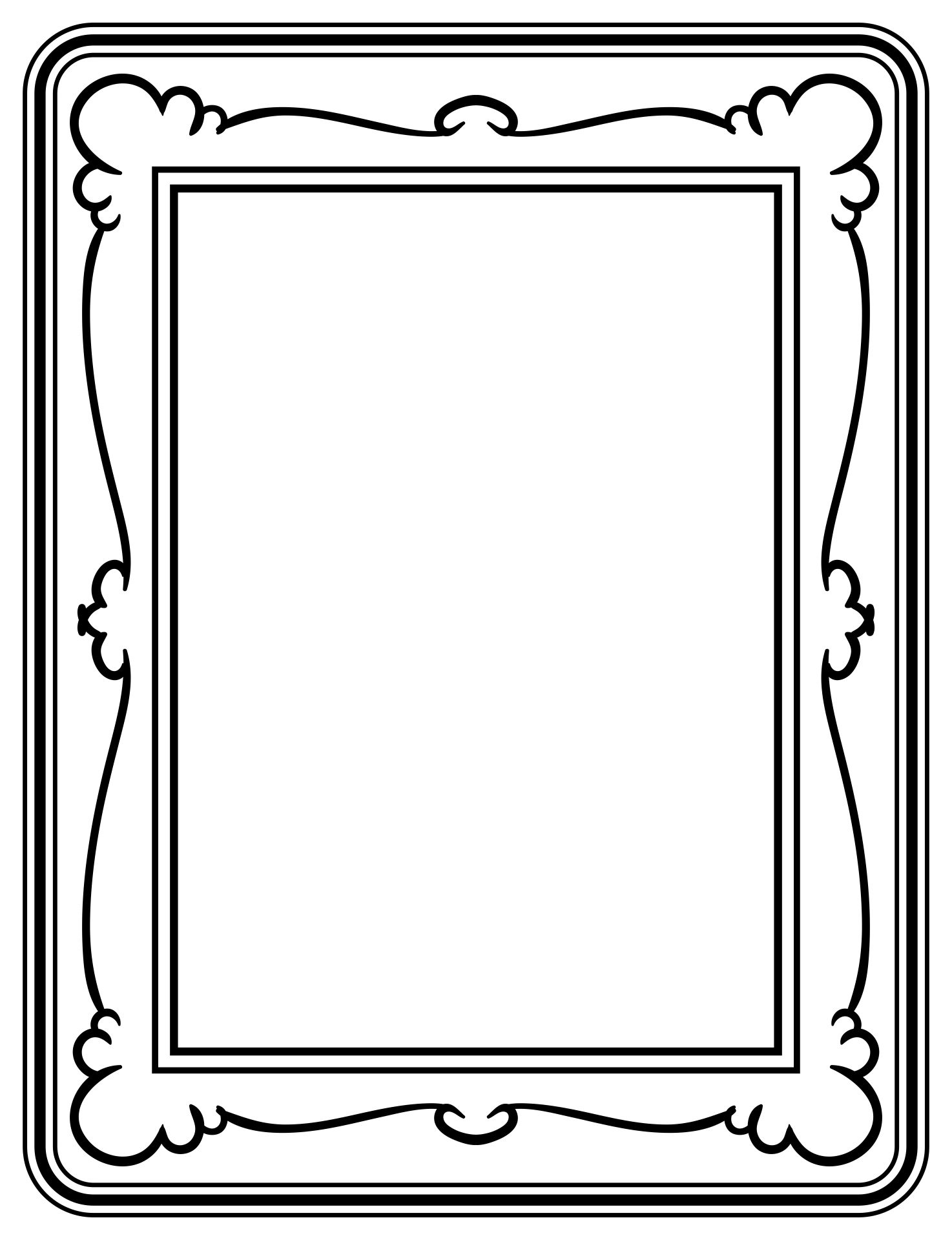 Printable Photo Frames Templates