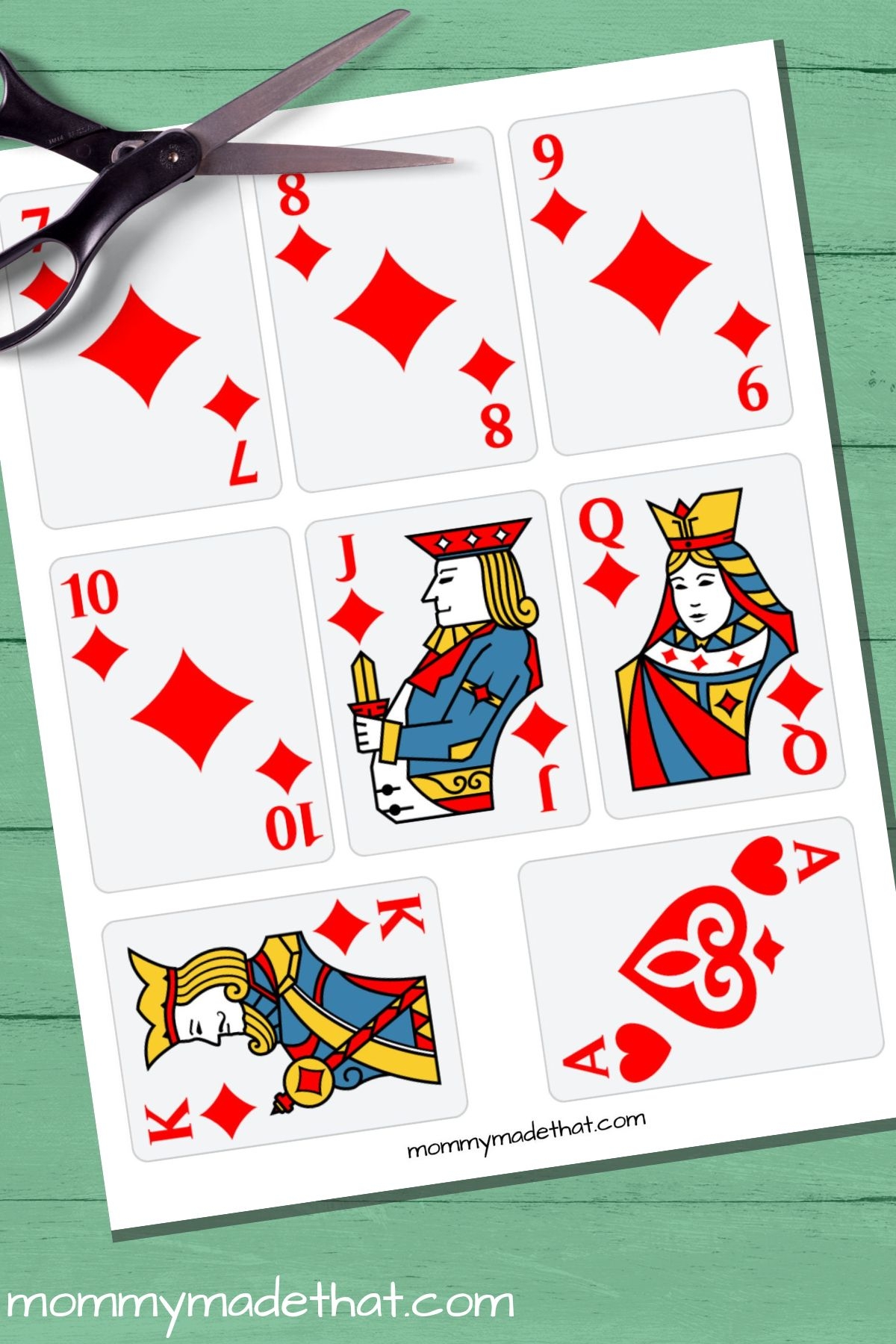 Printable Playing Cards Free Printable Card Deck 