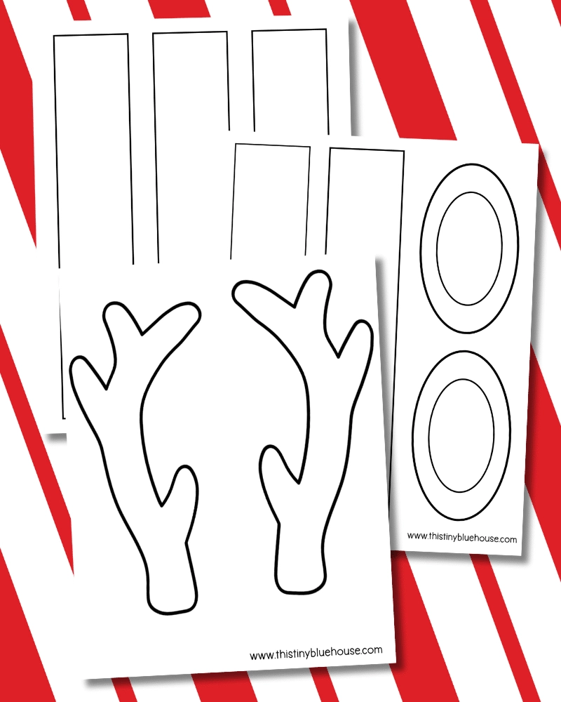 Printable Reindeer Antlers Craft This Tiny Blue House