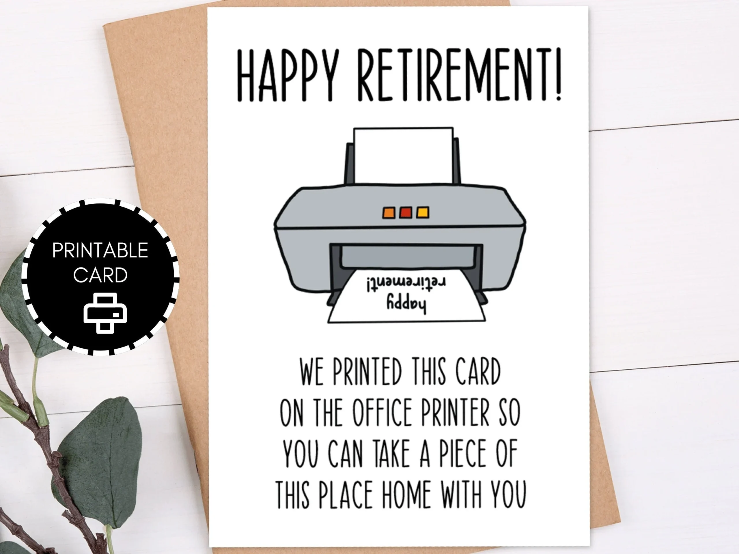 Printable Retirement Card Funny Retirement Gift Printable Card 5x7 Card With Printable Envelope Digital Download Greeting Card Etsy Printable Retirement Card Funny Retirement Gift Printable Card 5x7 Card With Printable Envelope Digital Download Greeting Card Etsy