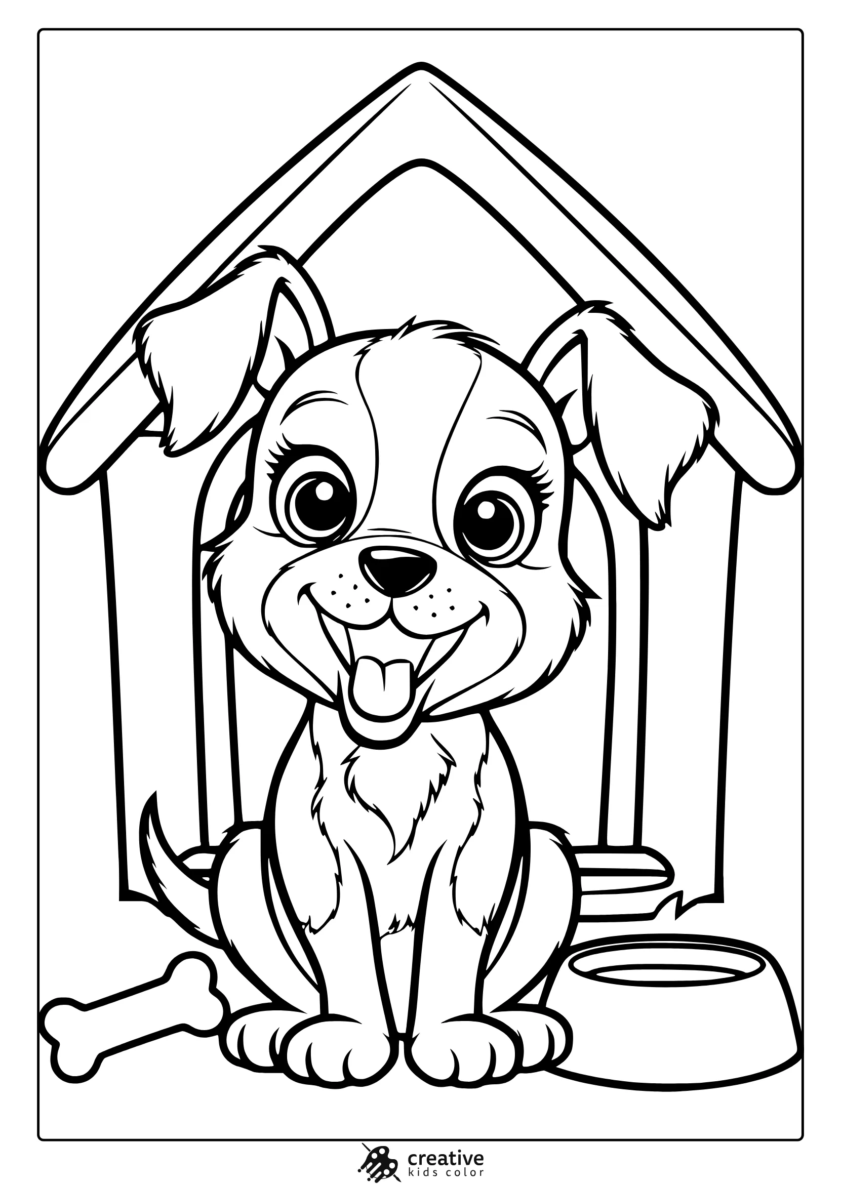 Puppy Coloring Pages 25 Free Printable PDFs 