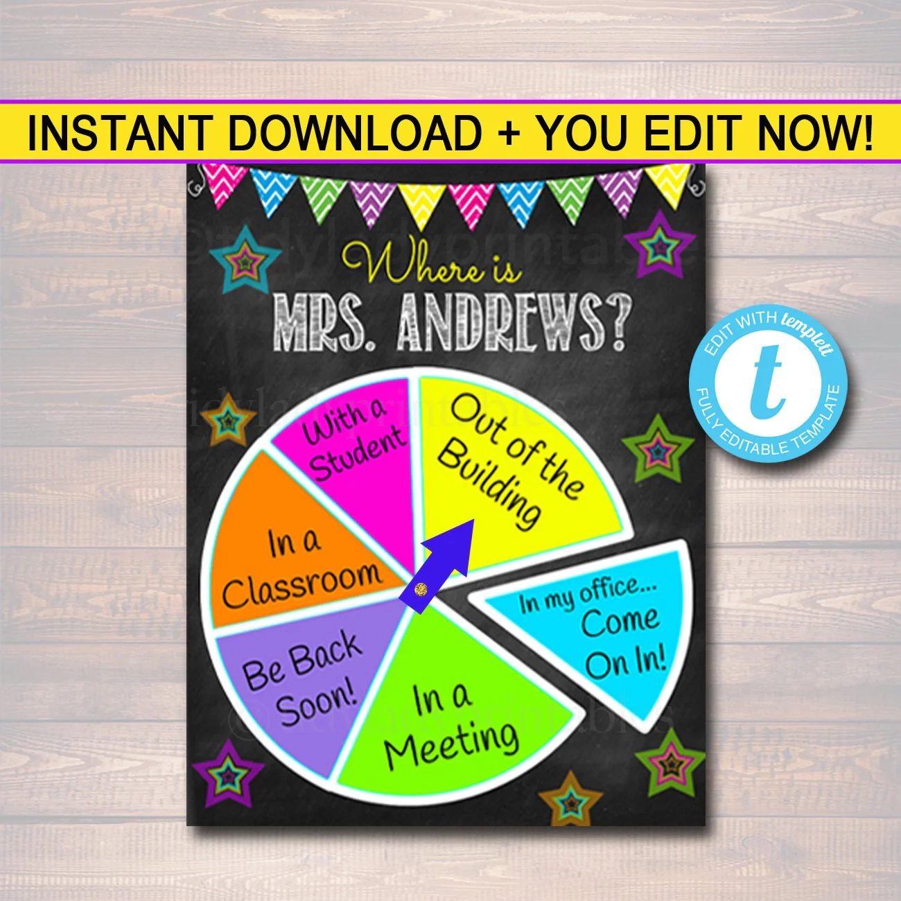 School Office Door Sign TidyLady Printables