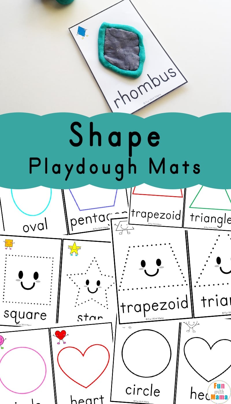 Shapes Playdough Mats Fun With Mama Shapes Playdough Mats Fun With Mama