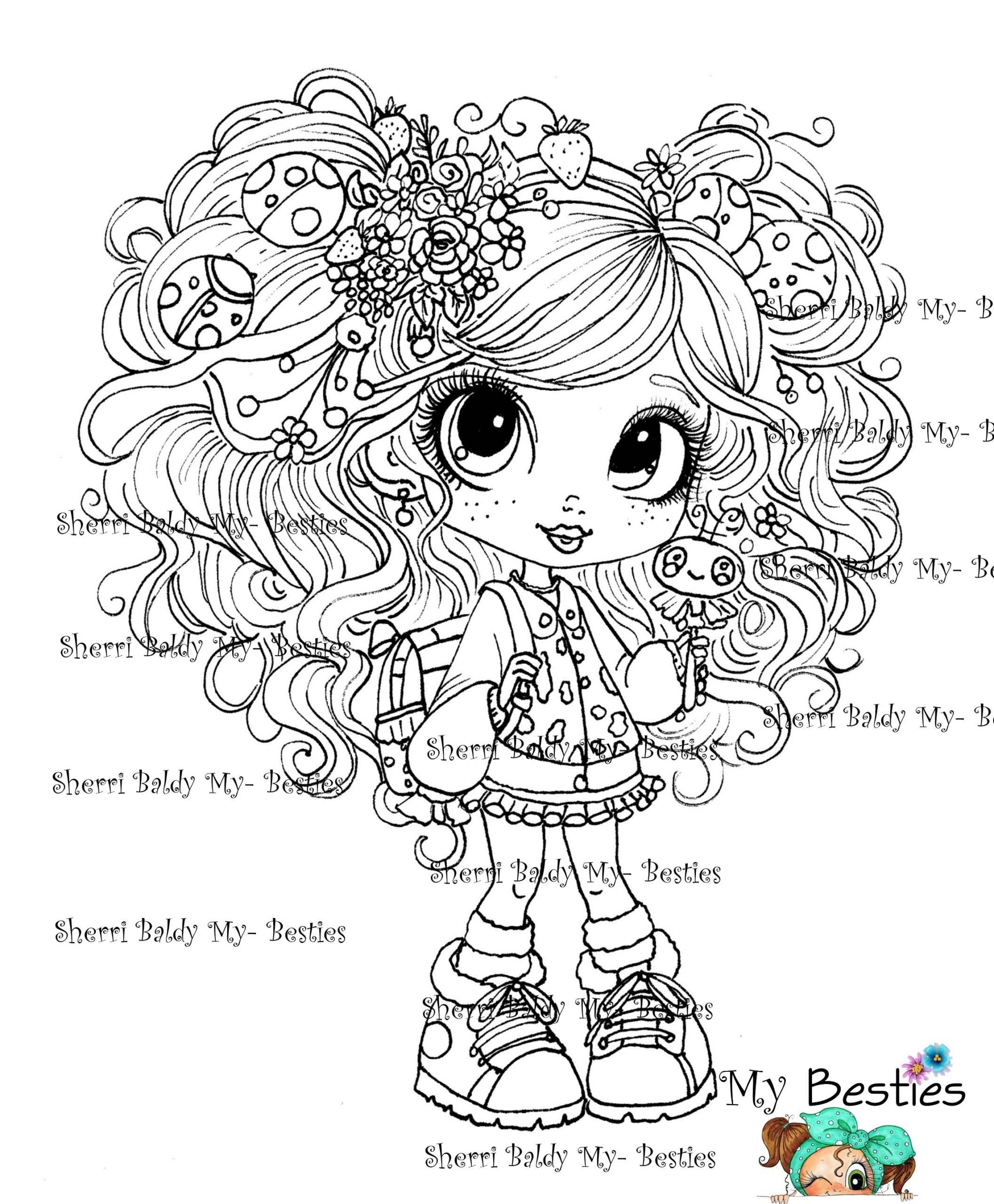 Sherri Baldy My Besties Stamps Digital Stamsp