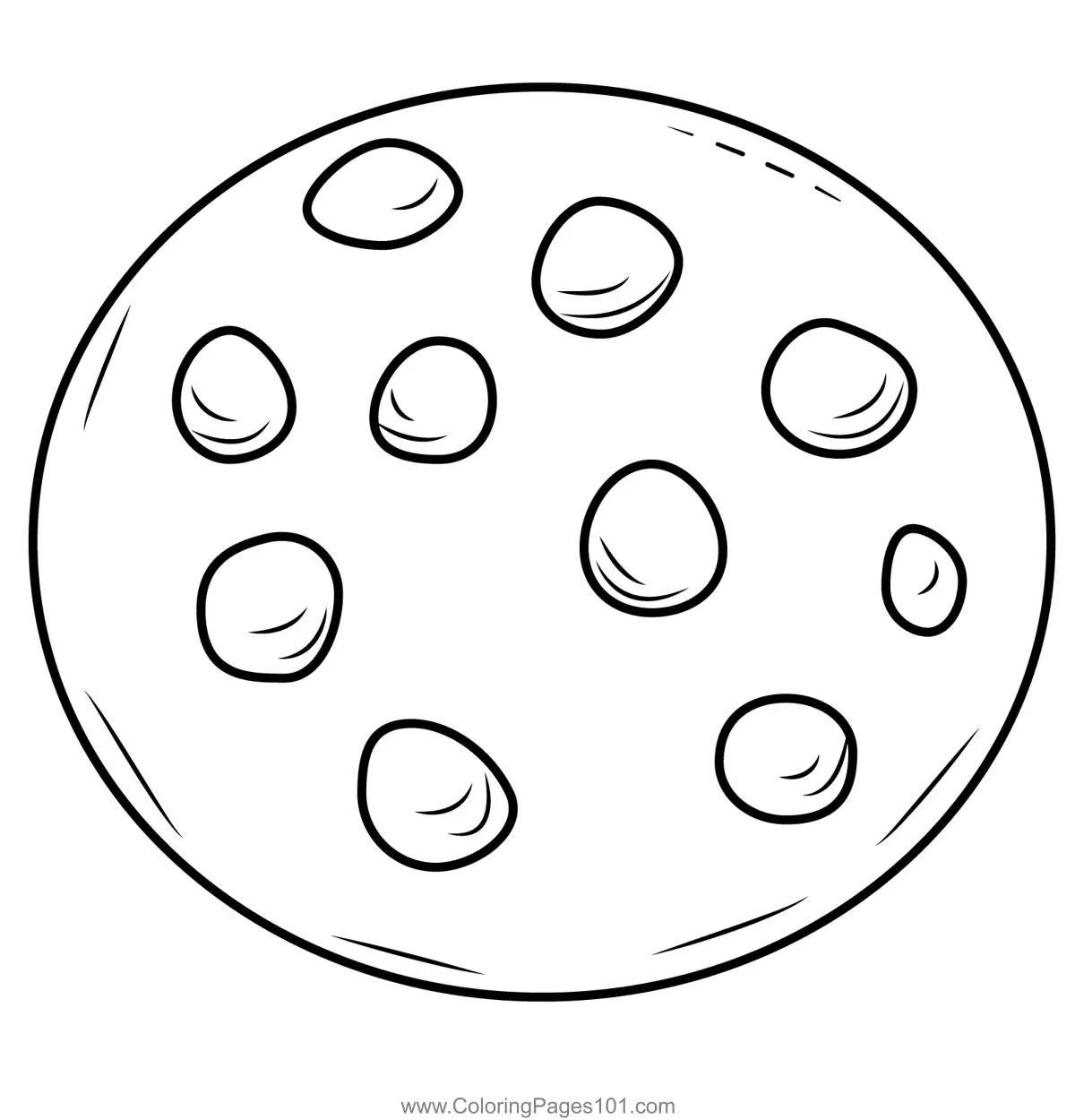 Simple Chocolate Chip Cookie Coloring Page For Kids Free Cookies Printable Coloring Pages Online For Kids ColoringPages101 Coloring Pages For Kids Simple Chocolate Chip Cookie Coloring Page For Kids Free Cookies Printable Coloring Pages Online For Kids ColoringPages101 Coloring Pages For Kids