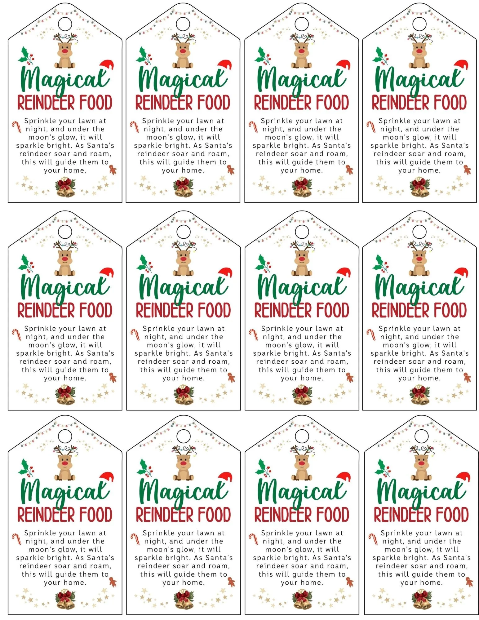 Sprinkle Some Magic Reindeer Food Poem With Free Printable Sprinkle Some Magic Reindeer Food Poem With Free Printable